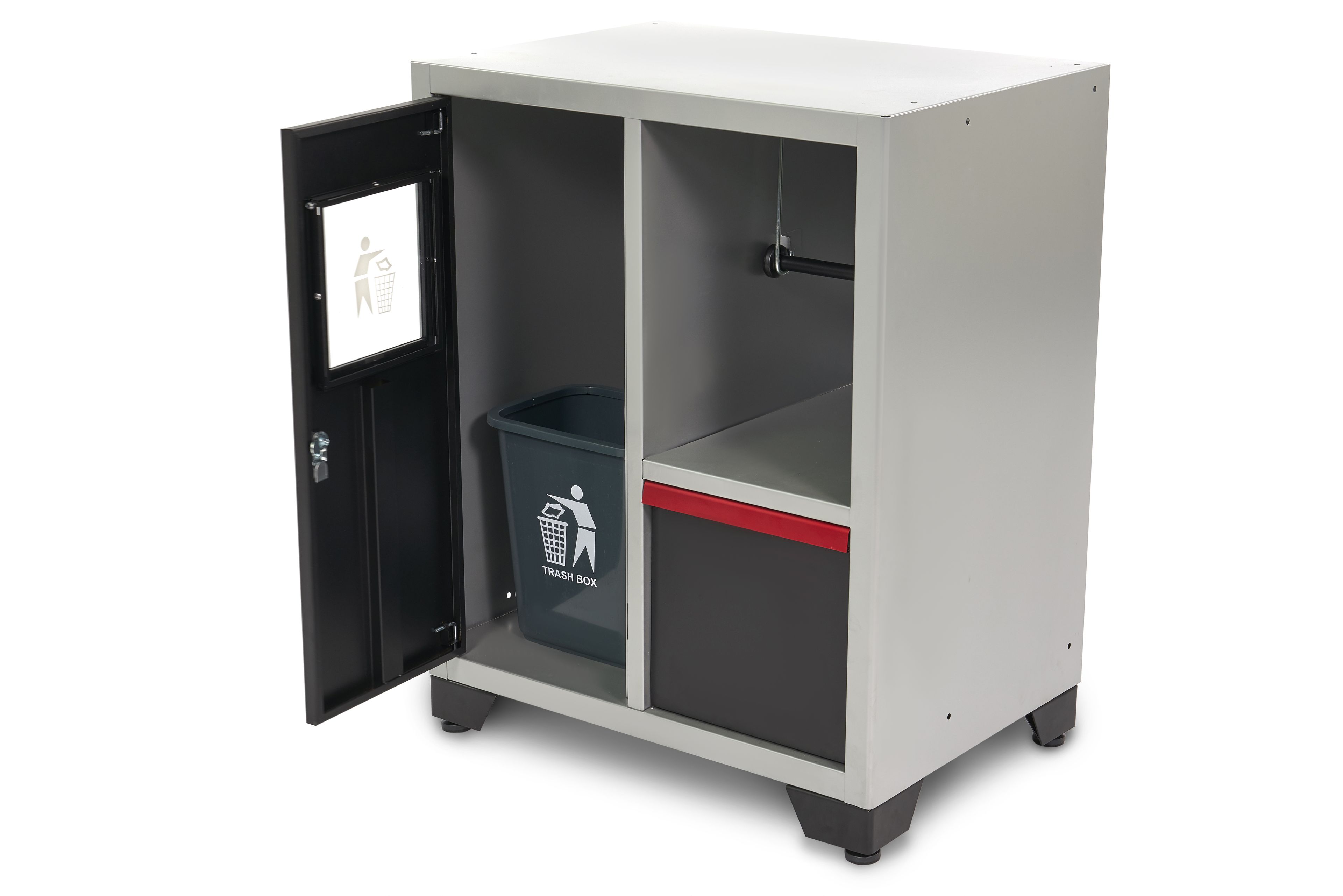 HBM Deluxe Afvalbak en Papierhouder Voor Werkplaatsinrichting Image 7