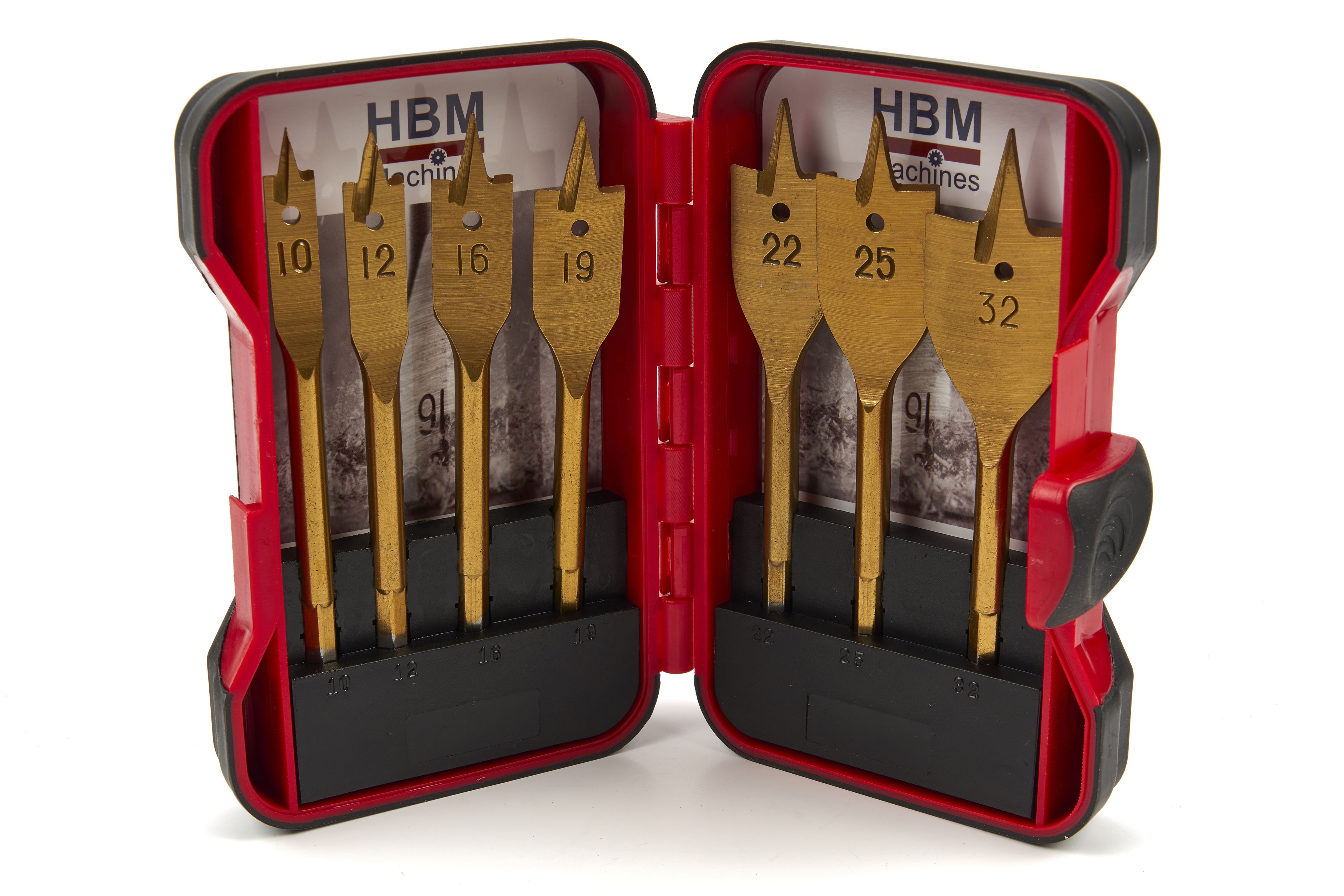 Juego de brocas de velocidad HBM de 7 piezas de 10 - 32 mm Image 4