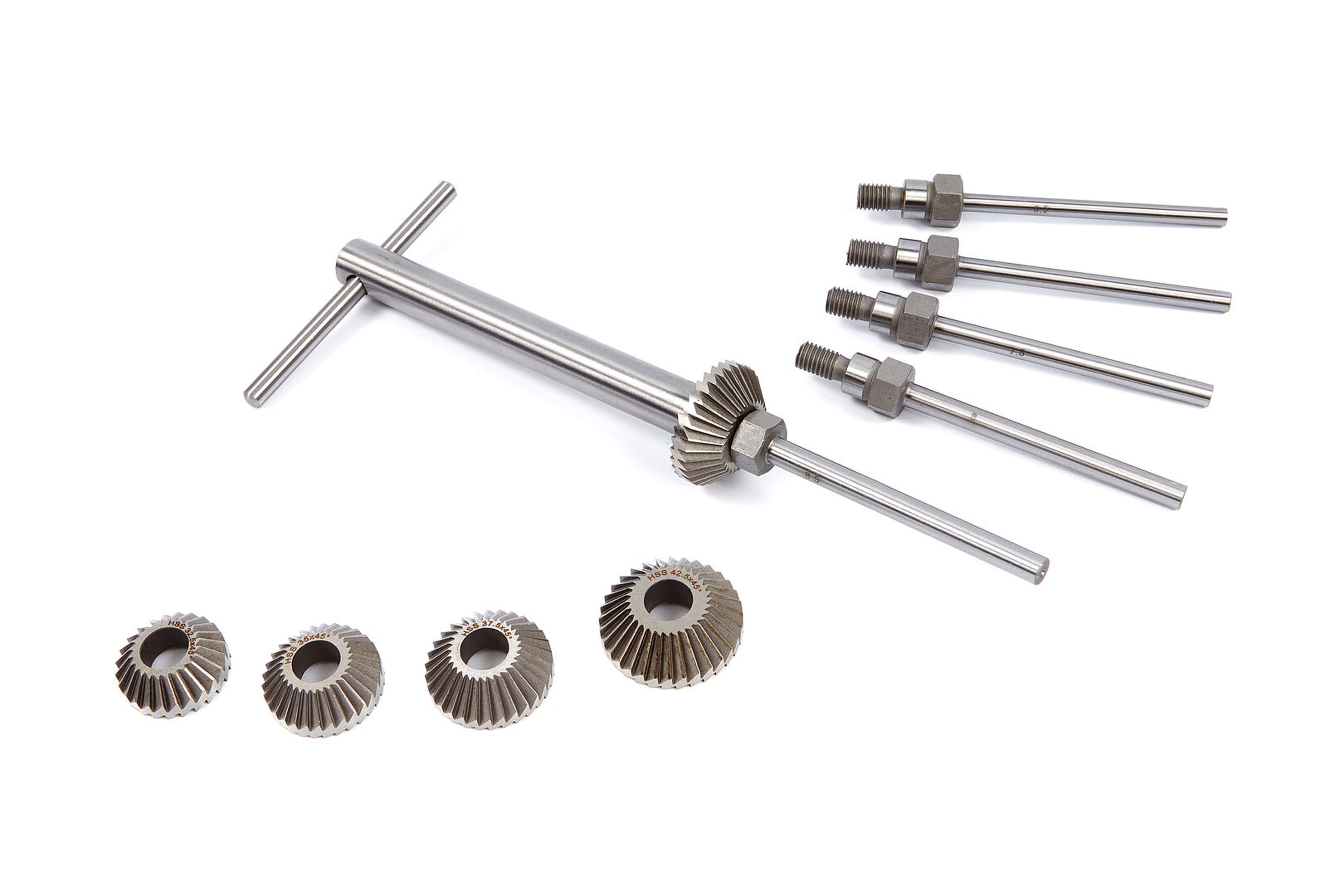 Hombre de asiento de válvula HBM, juego de fresado, 11 piezas Image 4