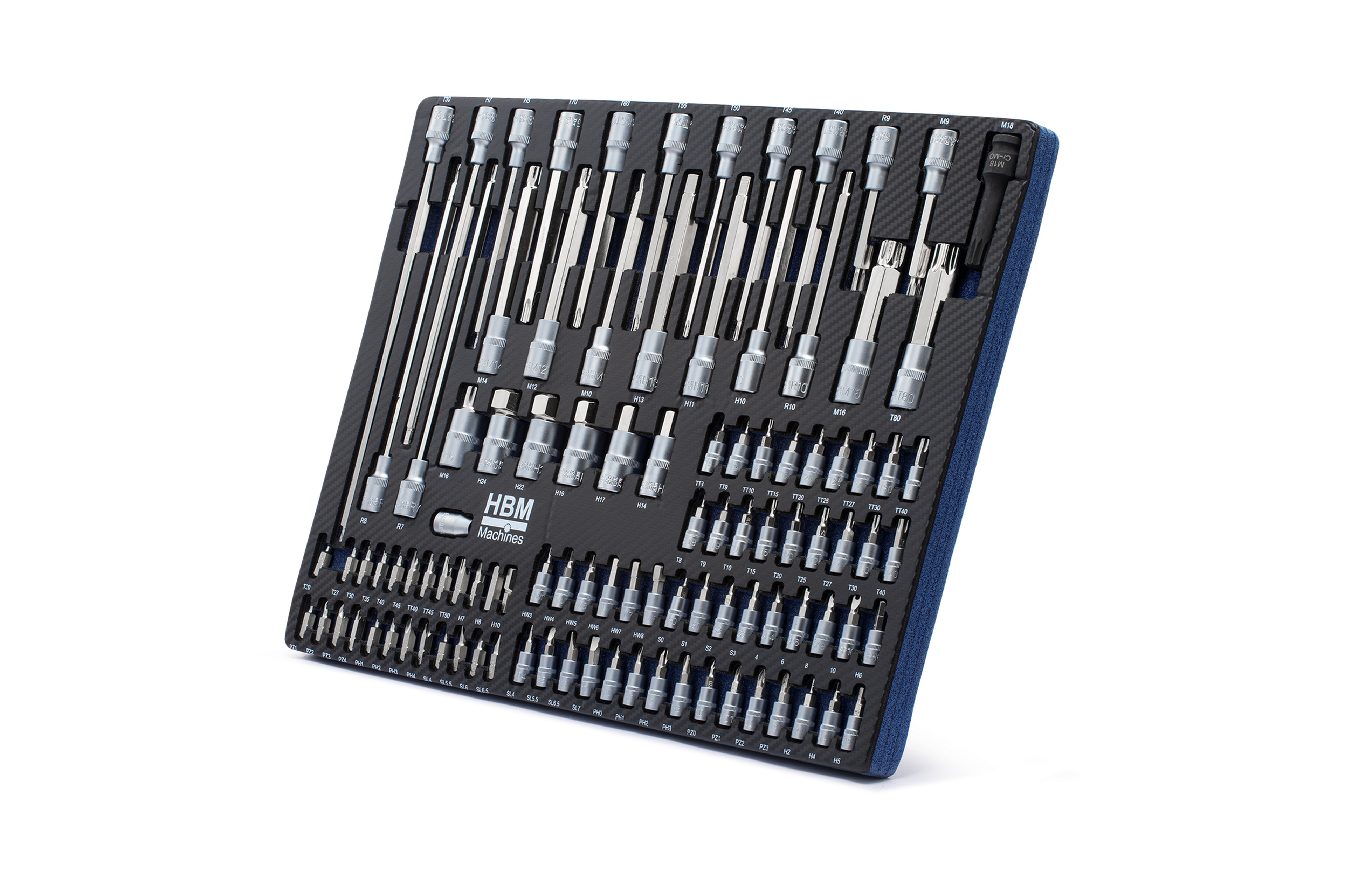 HBM inlays met gereedschapset 262-delig, voor gereedschapswagen, blauw Image 10