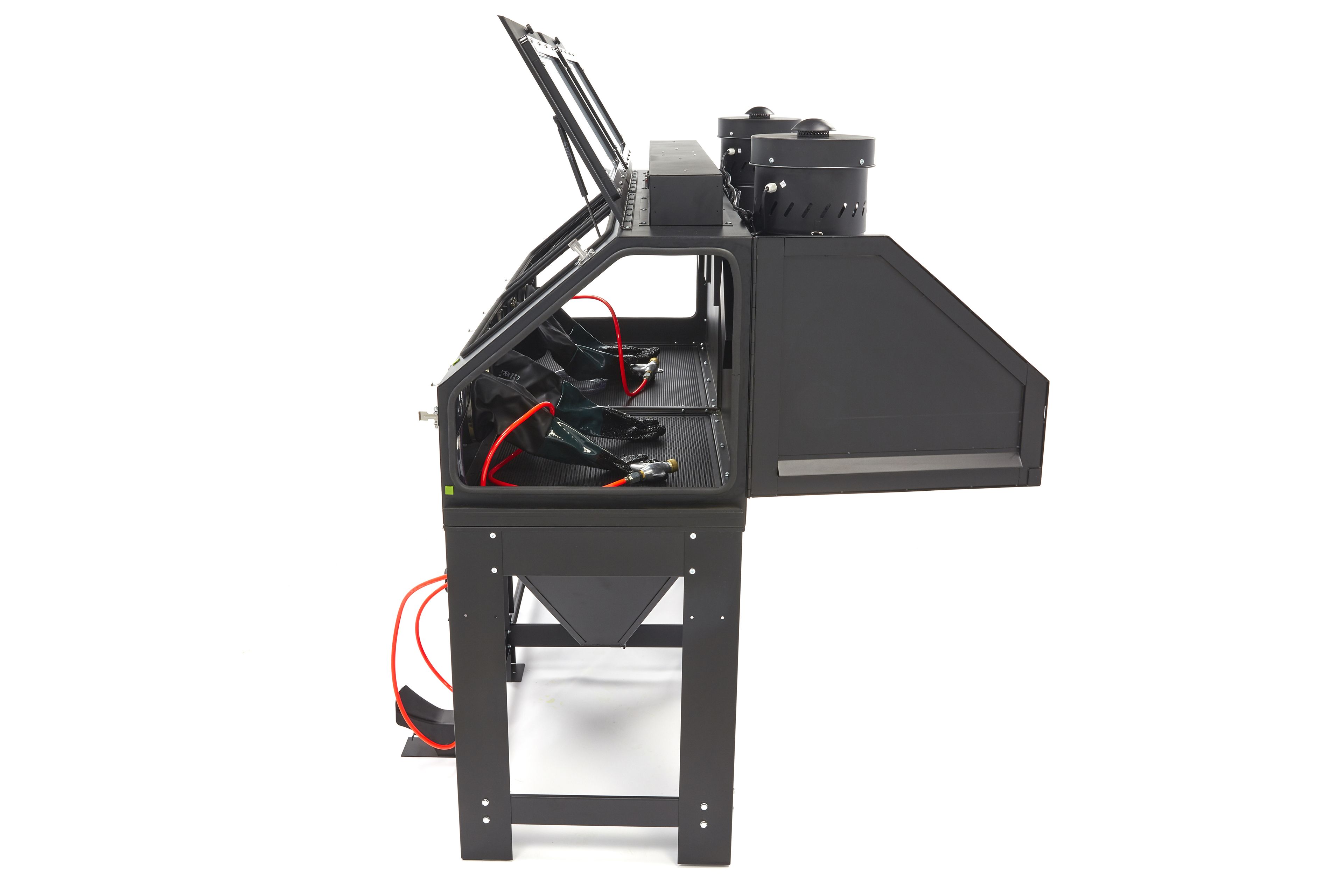 Cabine de sablage double HBM SBC 880 avec 2 ventilateurs d'extraction Image 4