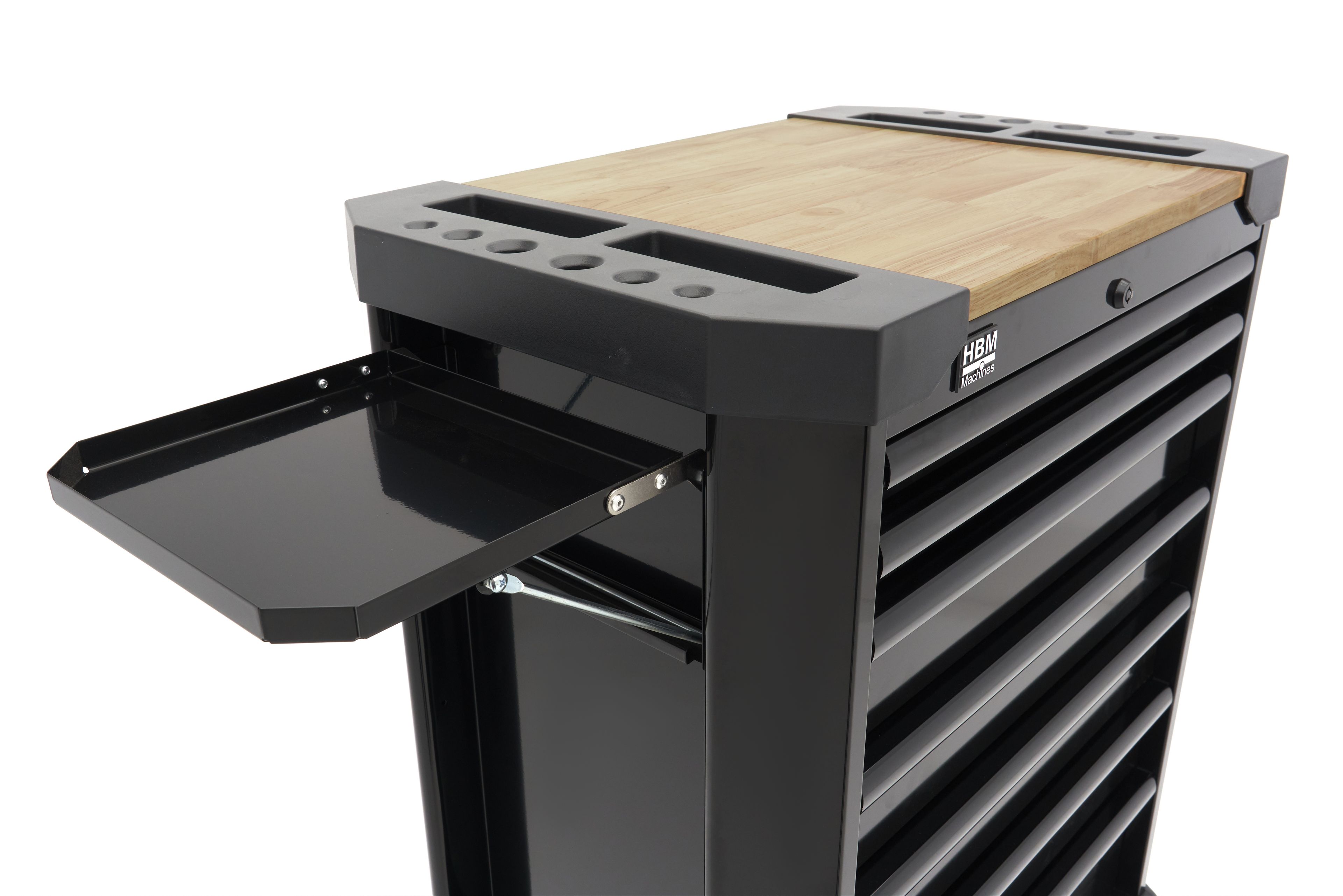 HBM gereedschapswagen 7 laden 71 cm zwart Image 8