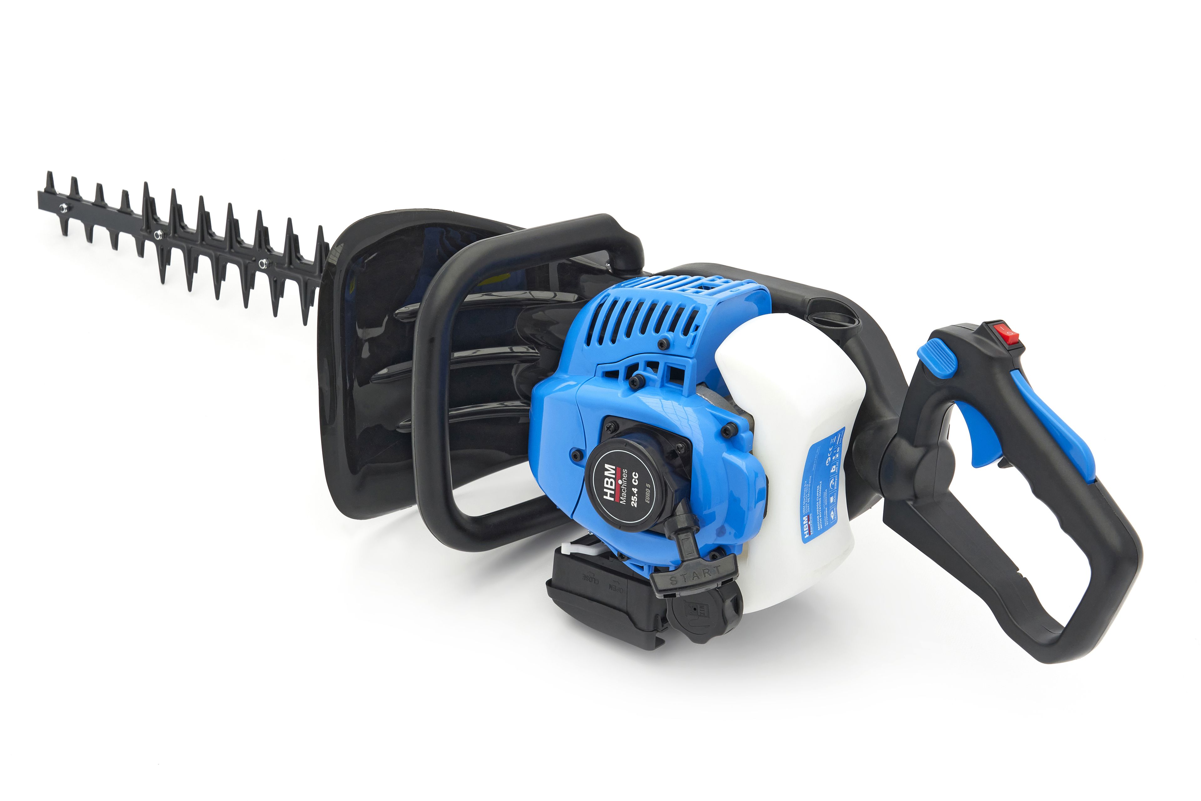 Cortacésped HBM de 25.4 cc - Recortador de setos 600 mm con motor de gasolina de 2 tiempos Image 8