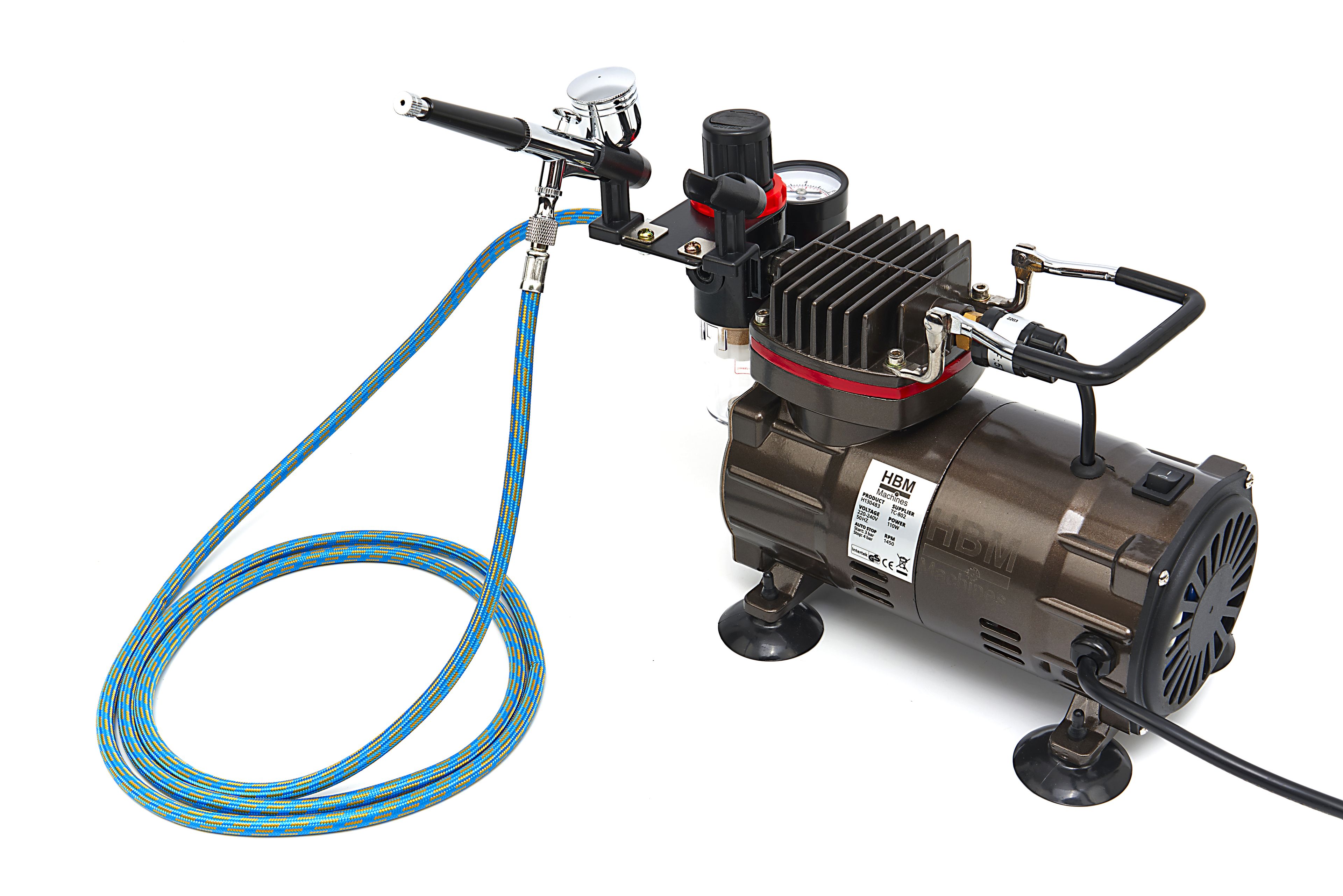 HBM Airbrush Compressor Set 110 Watt Image 7