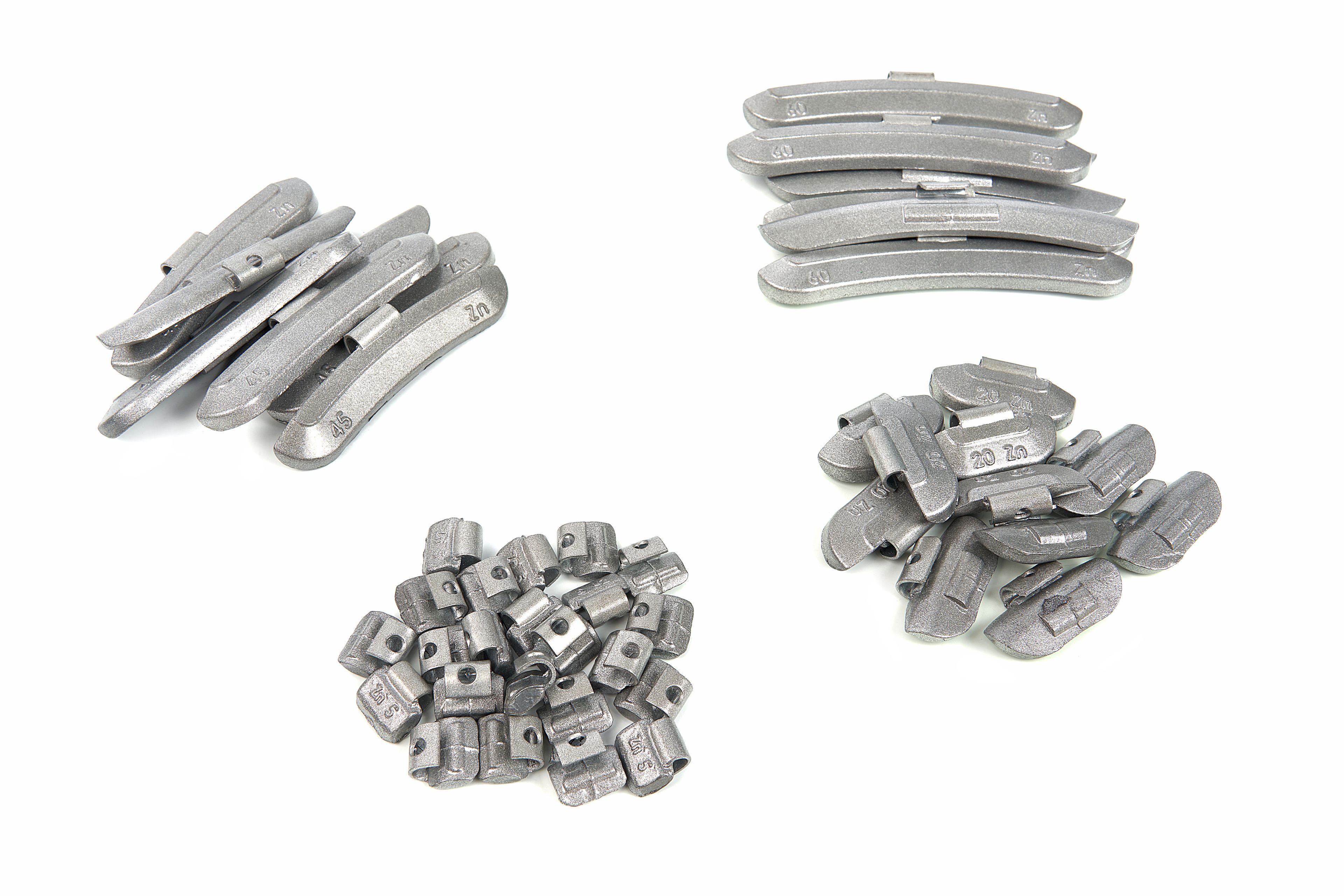 HBM Peso Ruota Fe in Zinco per Cerchi in Acciaio