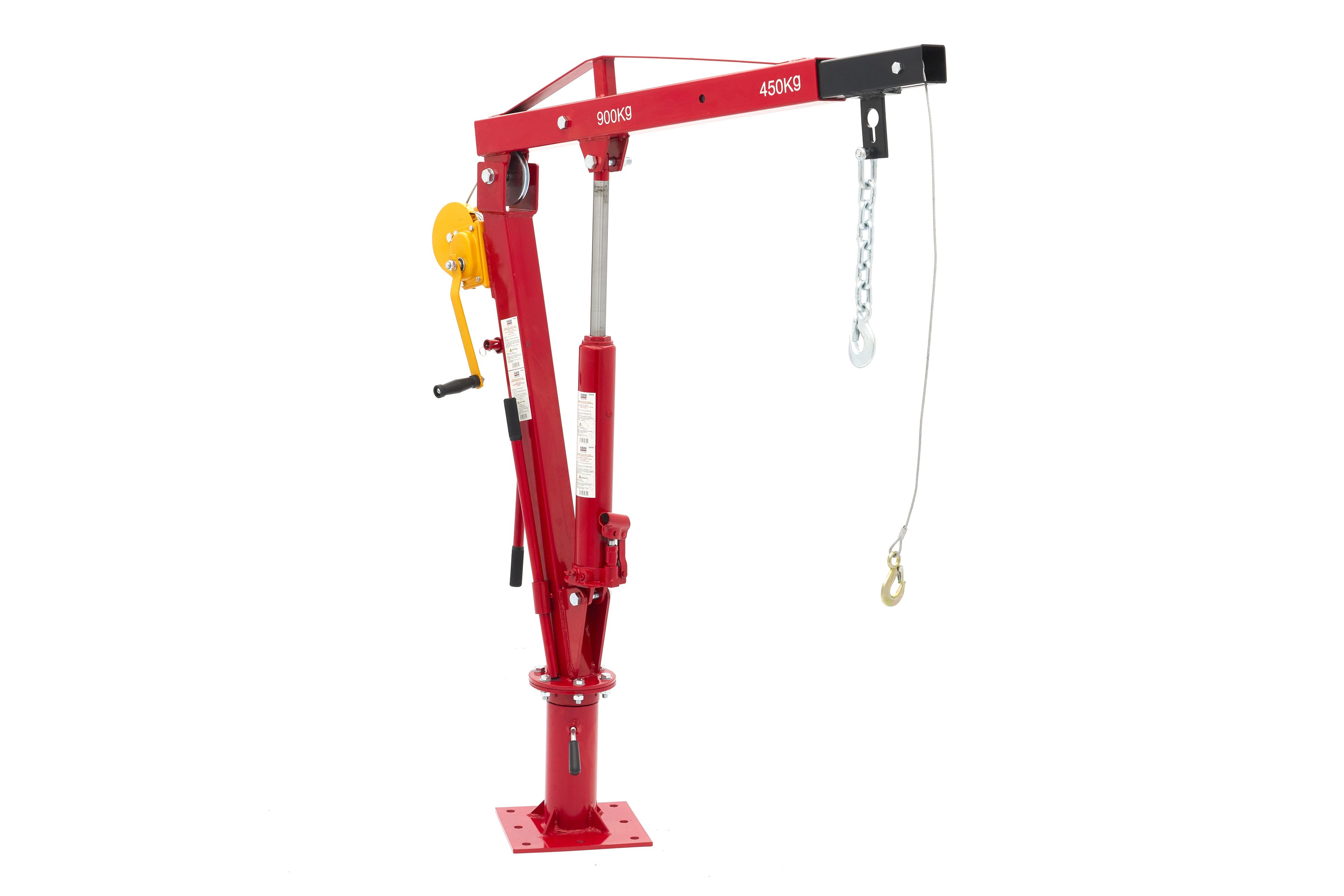 HBM Gru idraulica per rimorchio da 900 chilogrammi, gru di carico Image 5