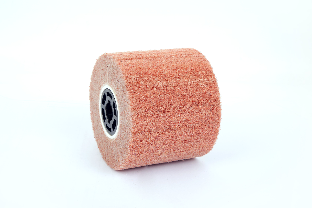 HBM cilindro de lijado de malla de nailon para máquina de satinar, 100 × 120 mm