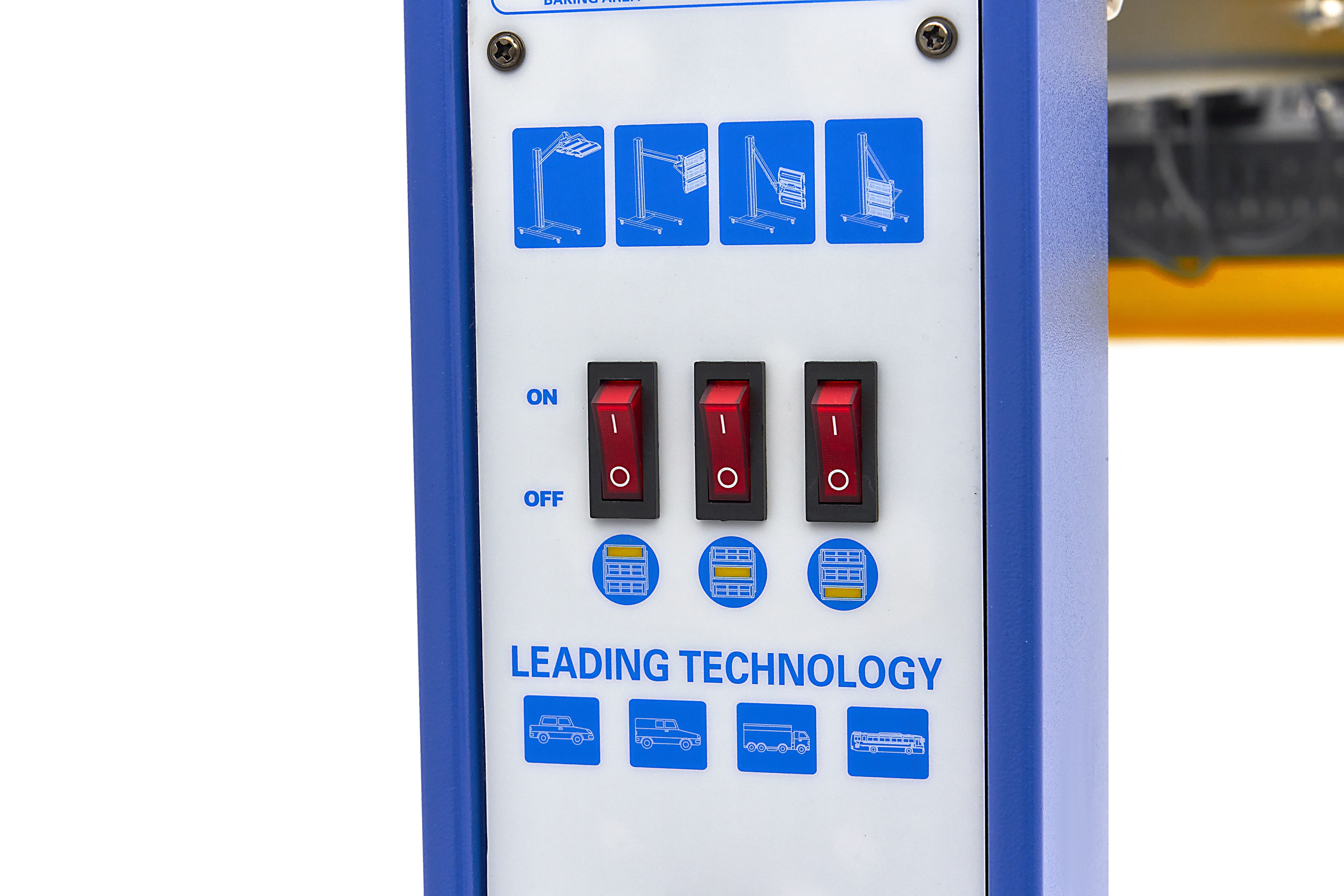 HBM Professional Infrared Paint radiateur de séchage sur support mobile 2 200 W Image 22