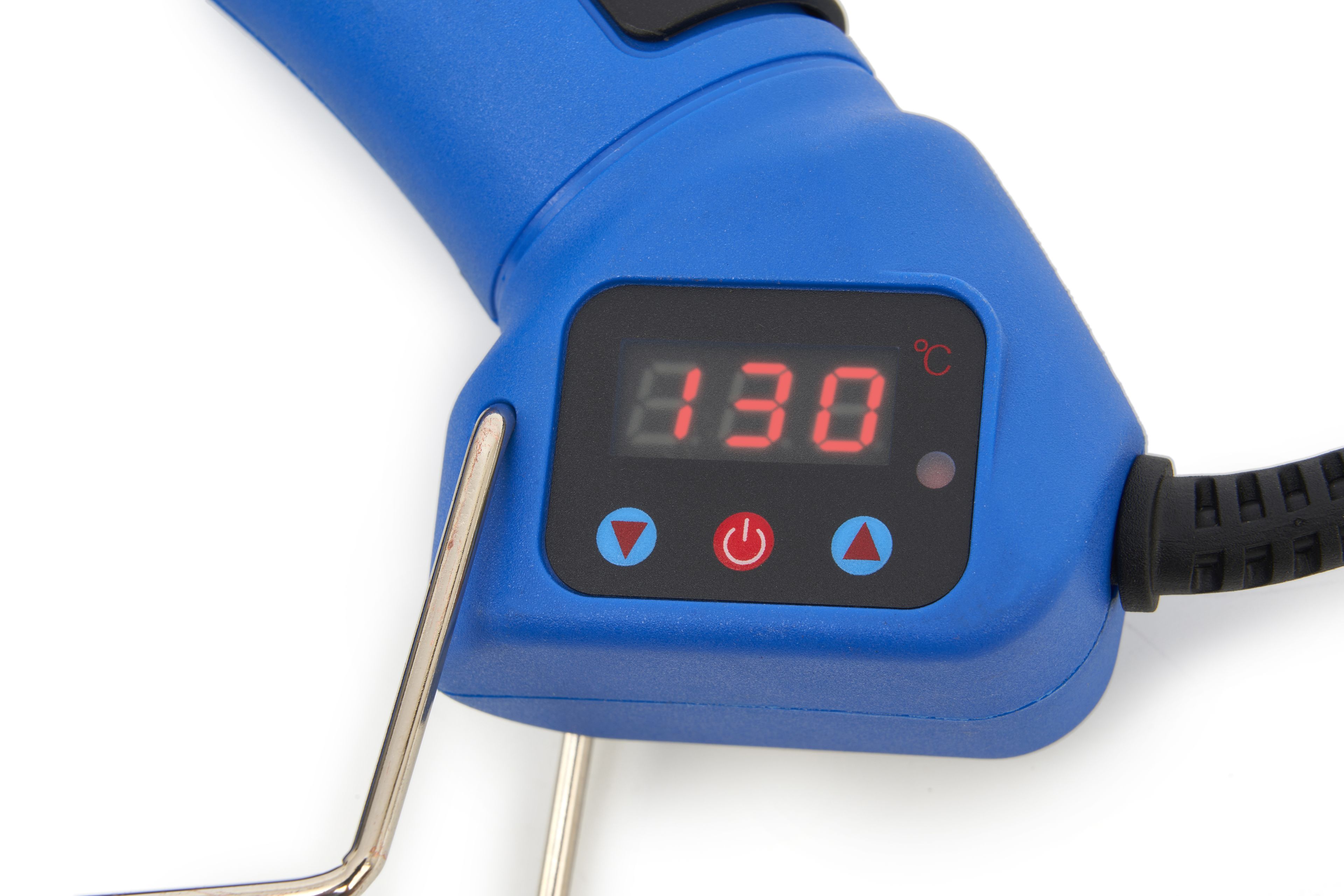 HBM 500 Watt 11 mm. Pistolet à colle professionnel avec température réglable et affichage numérique Image 6