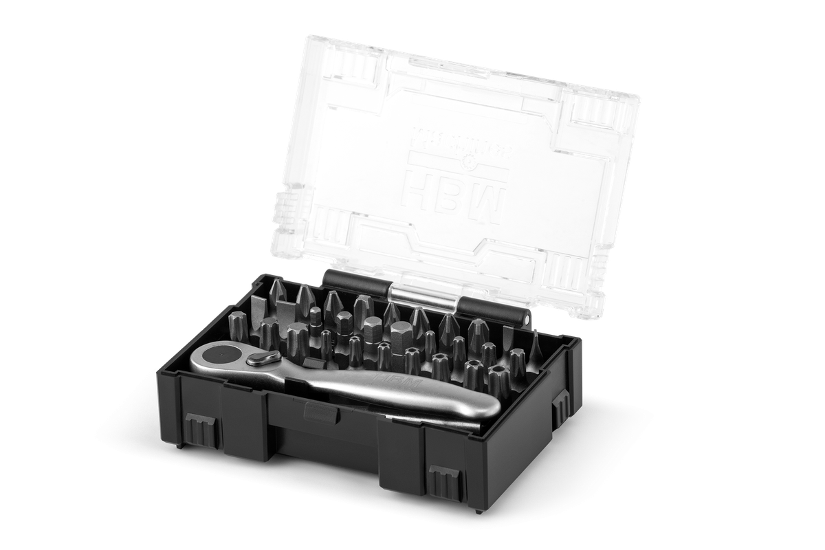 HBM Bit-Set mit Ratsche, 32-teilig