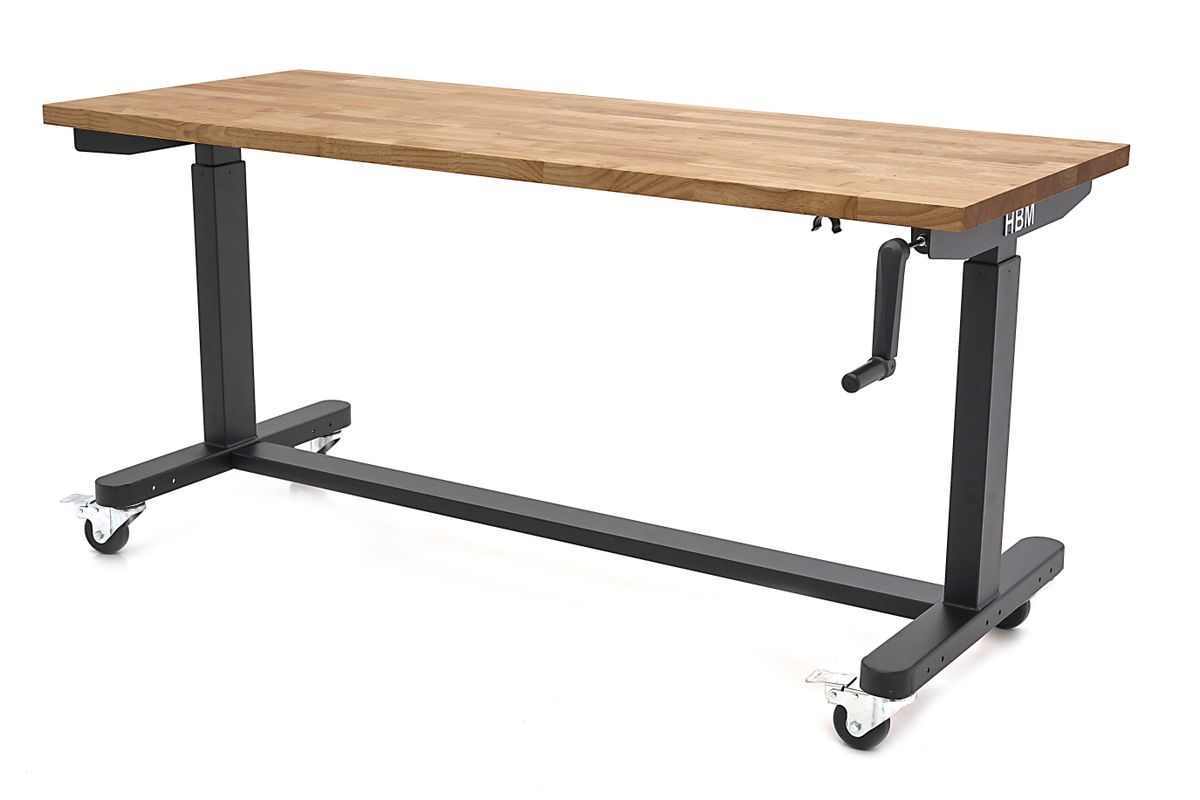 HBM Banco de trabajo ajustable en altura 152 cm