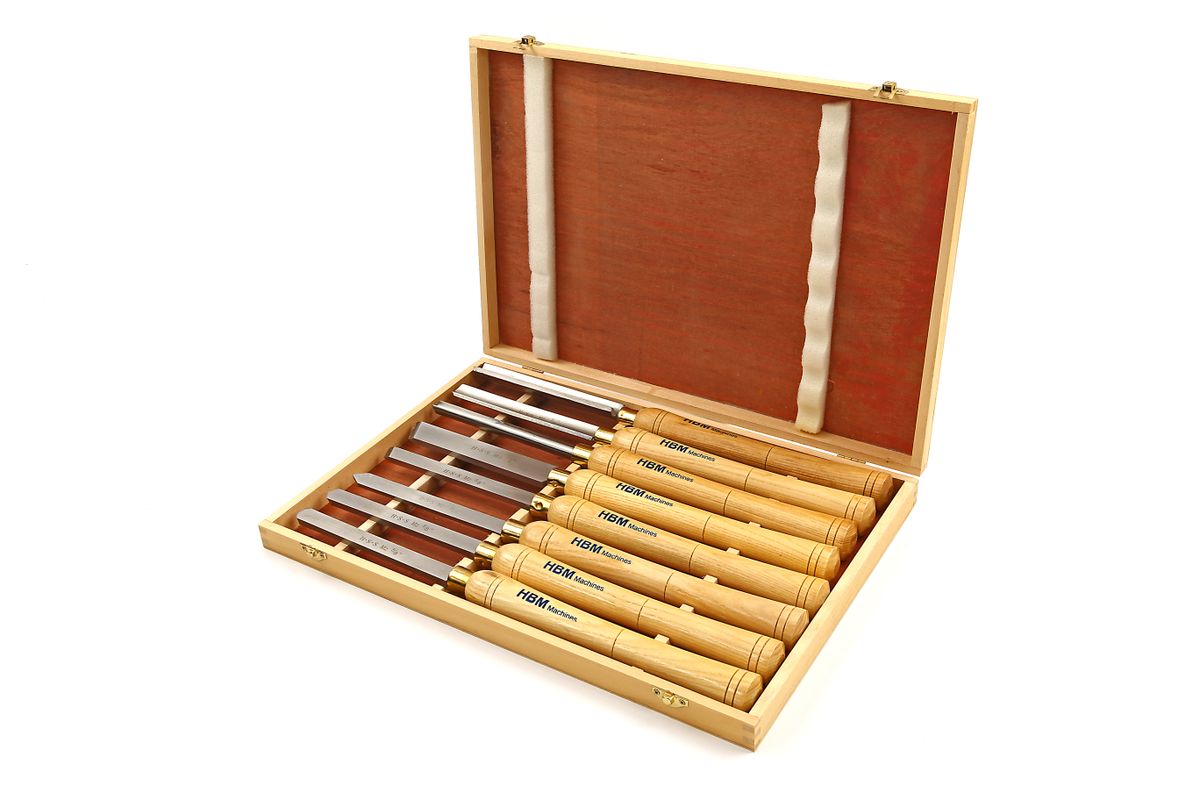 HBM 8 - B juego de herramientas de torneado de madera