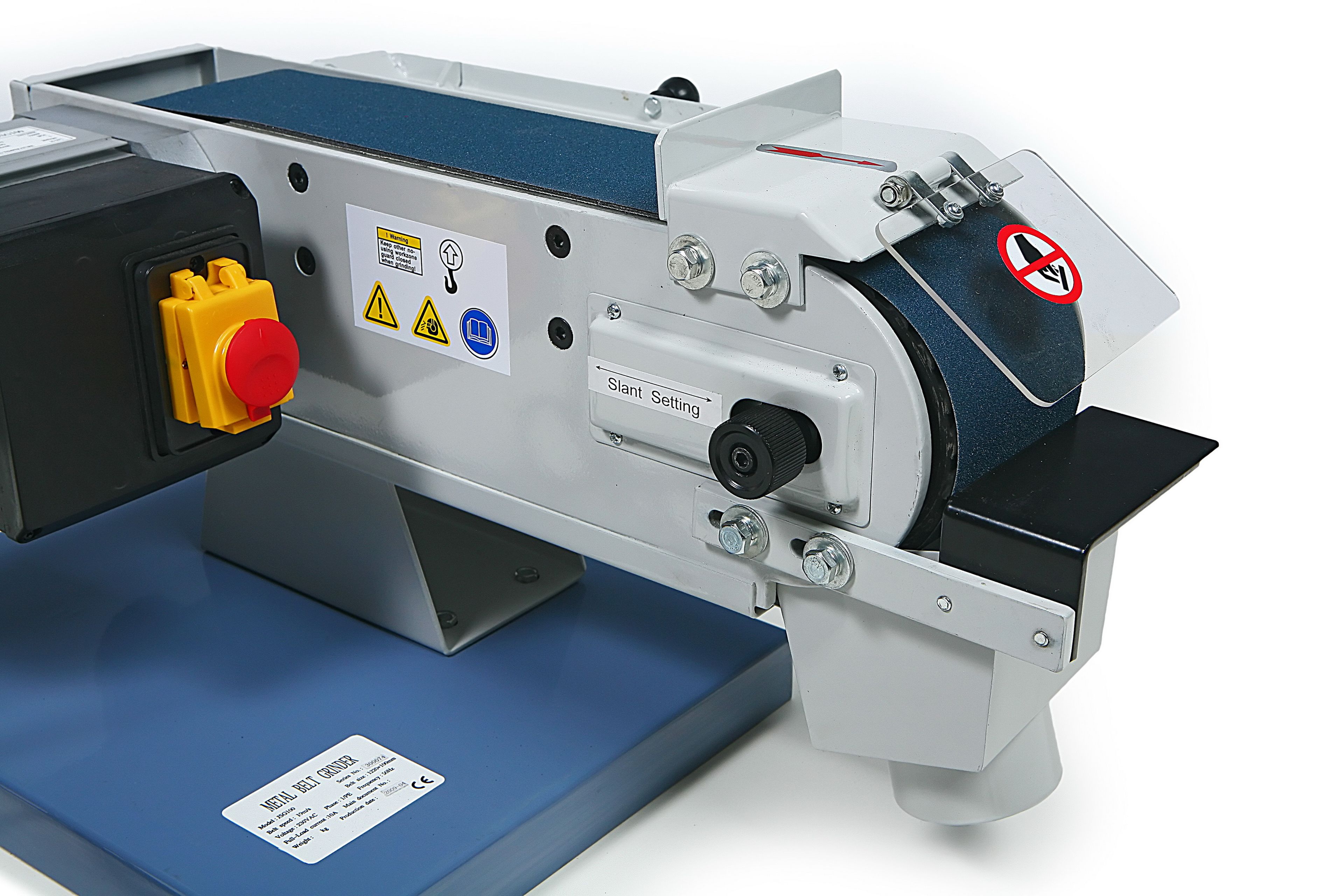 Ponceuse à bande HBM 100 x 1220 Volts 400 V Image 3