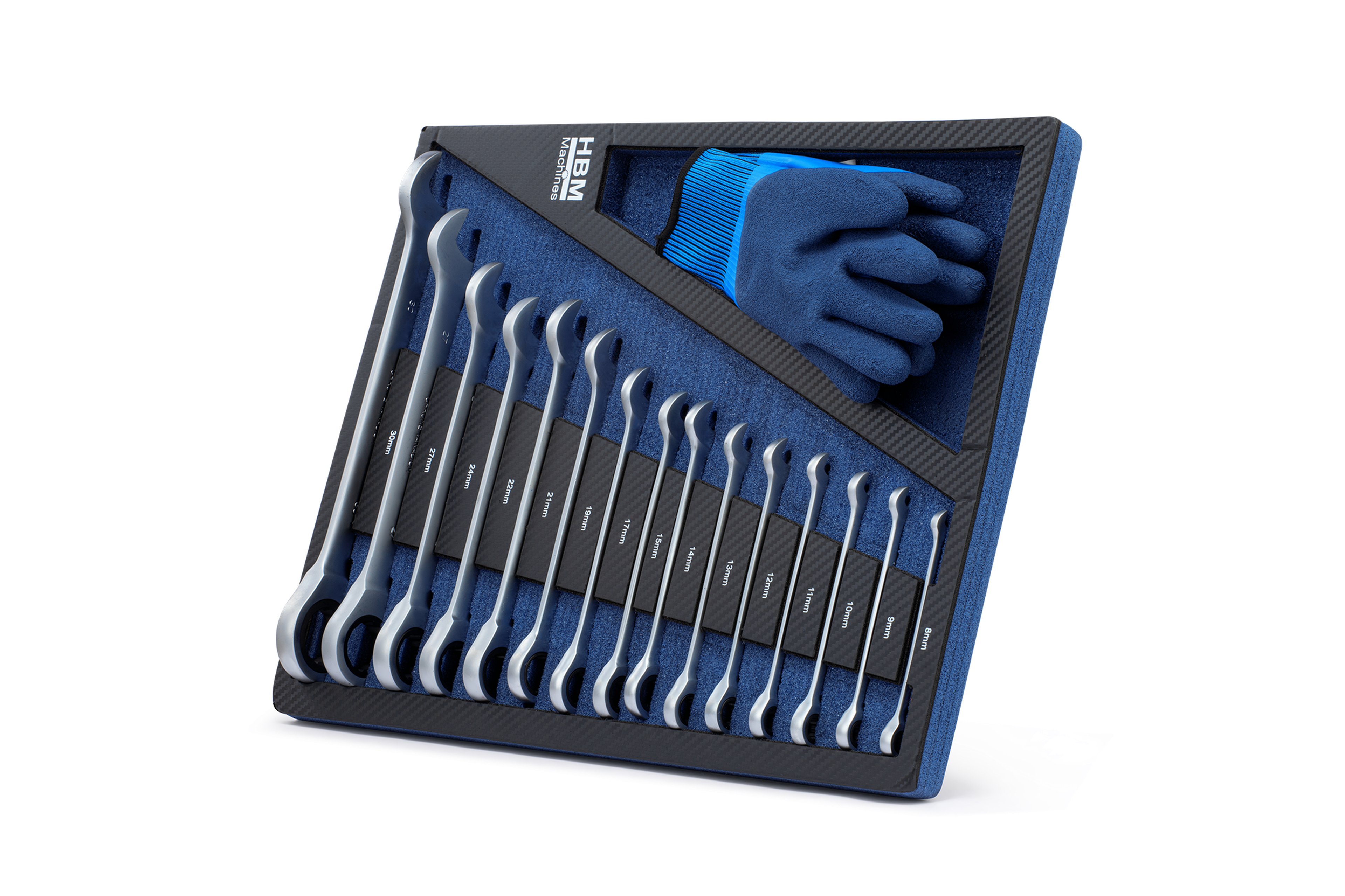 HBM inlays met gereedschapset 262-delig, voor gereedschapswagen, blauw Image 3