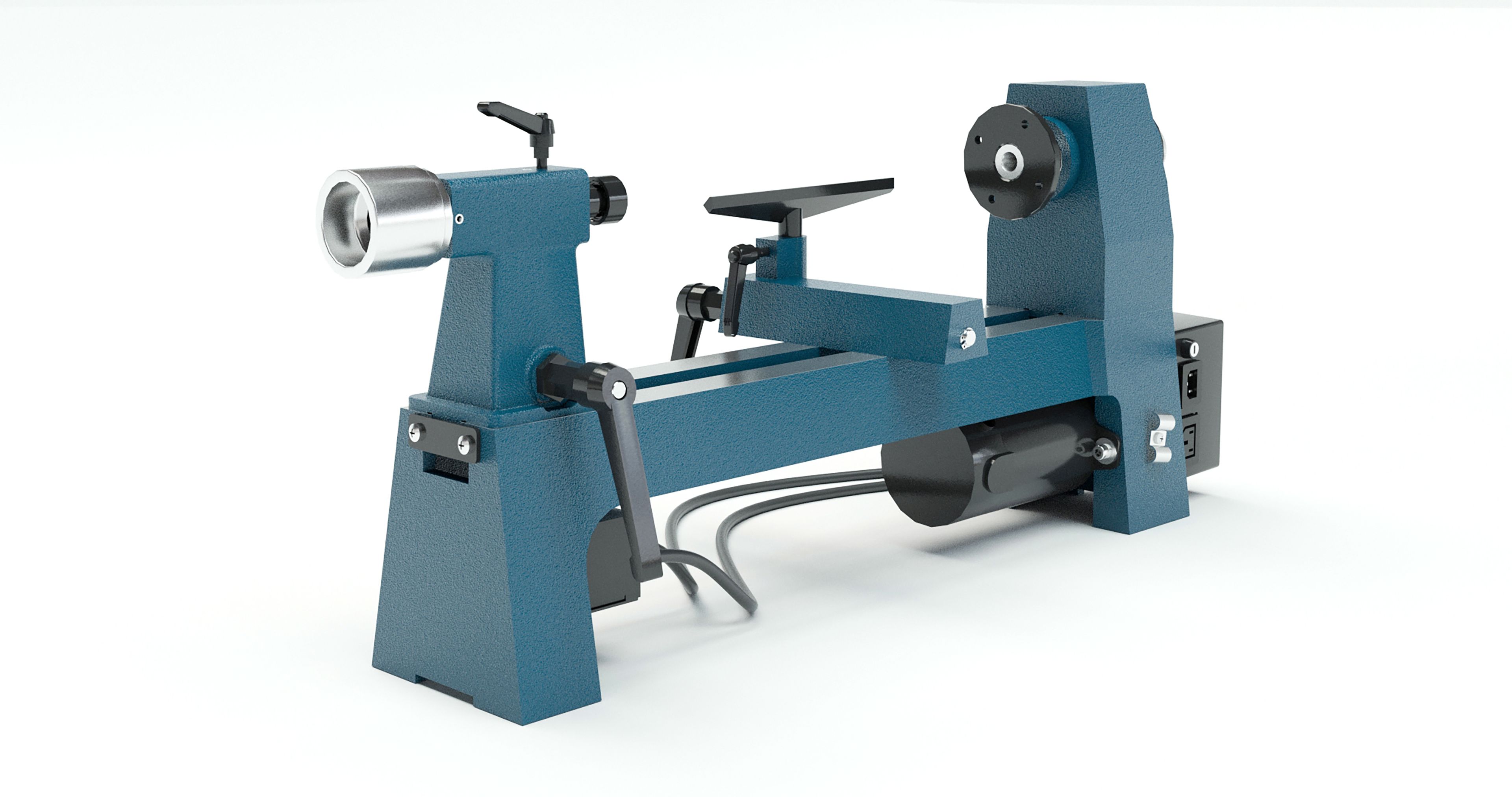 HBM variabele houtdraaibank 300 x 200 mm Image 4