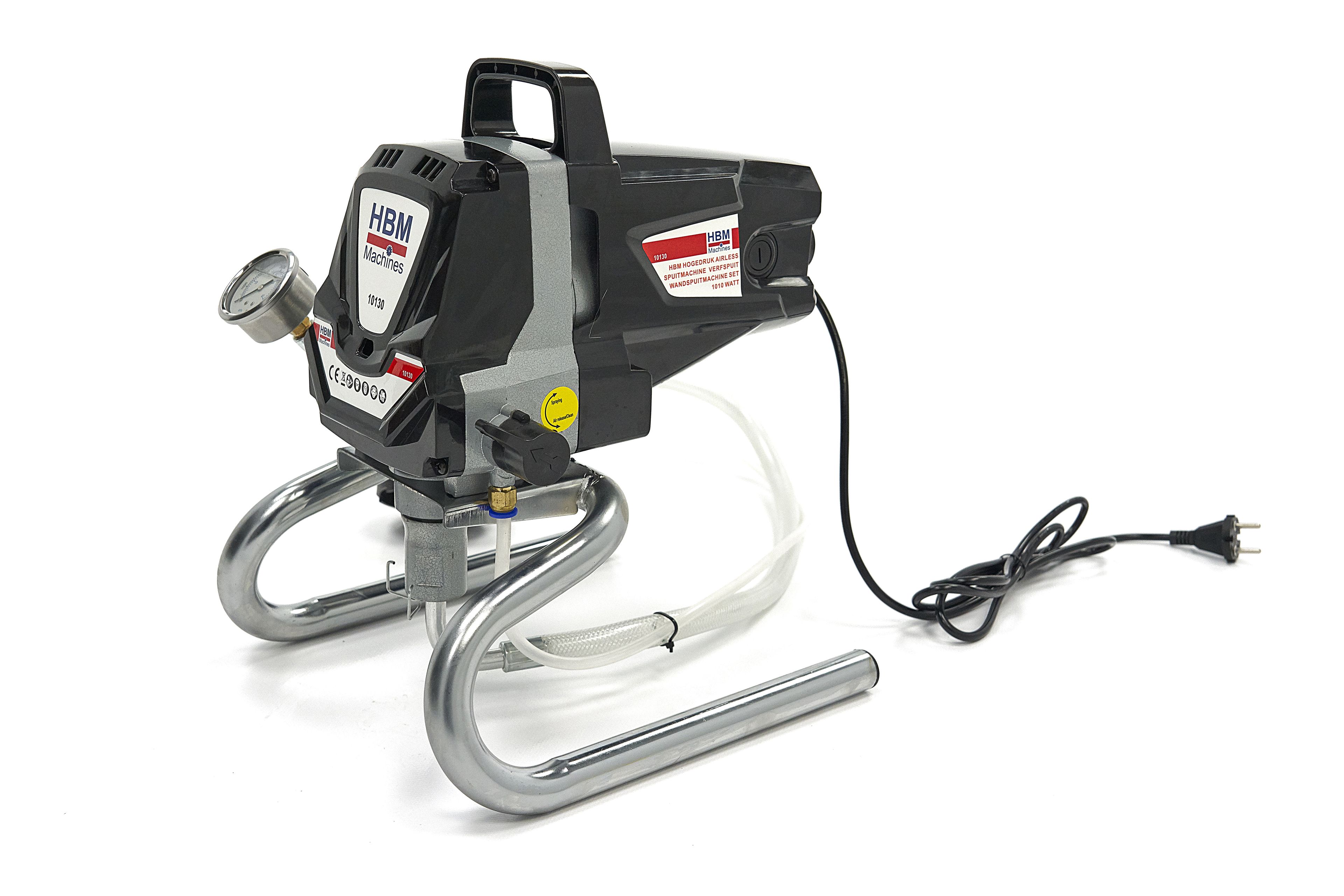 HBM Hogedruk Airless Verfspuitmachine 1010 Watt Image 9