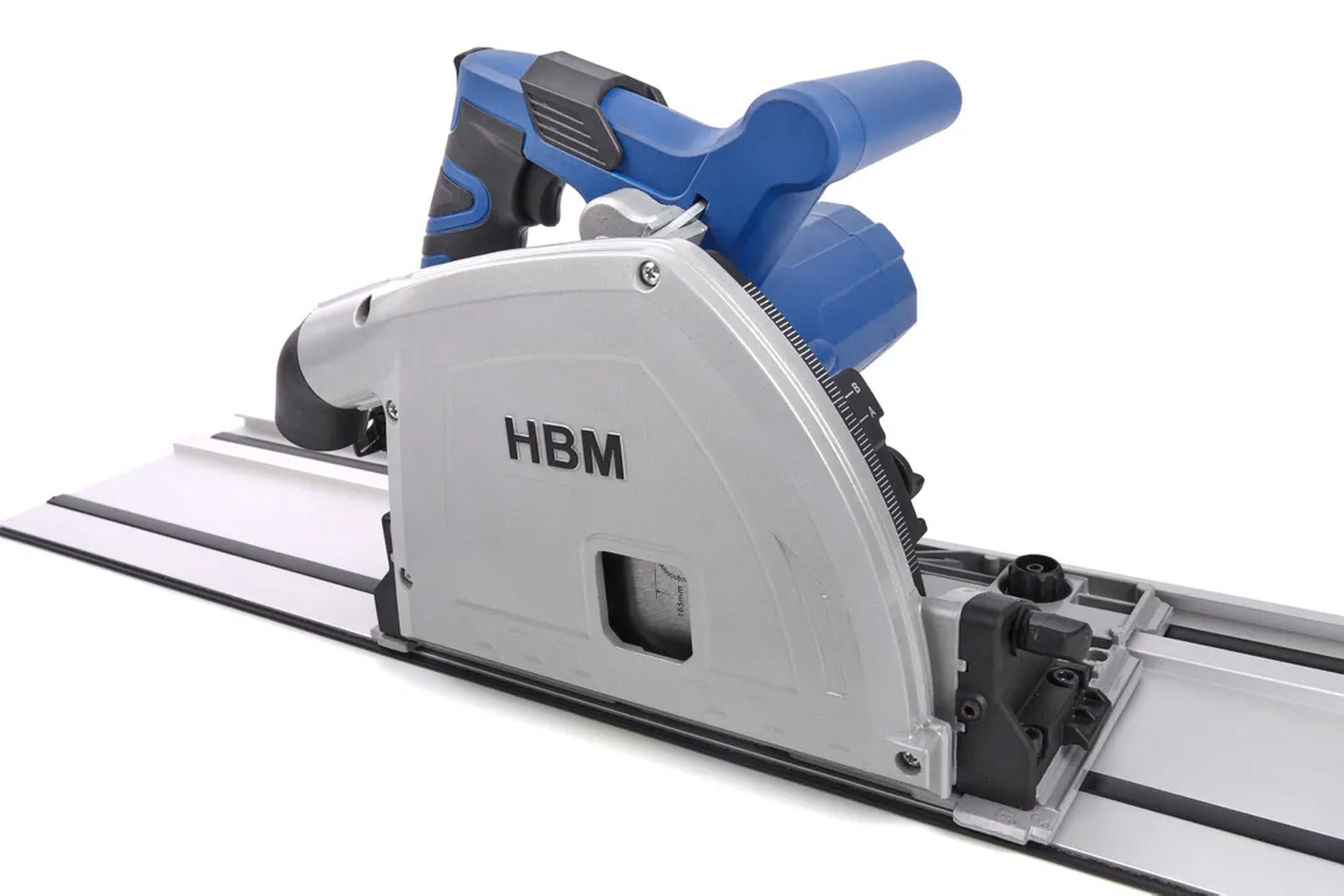 HBM 165 mm Professional 1200 Watt Tauchsäge mit 2 x 700 mm Lineal Image 4