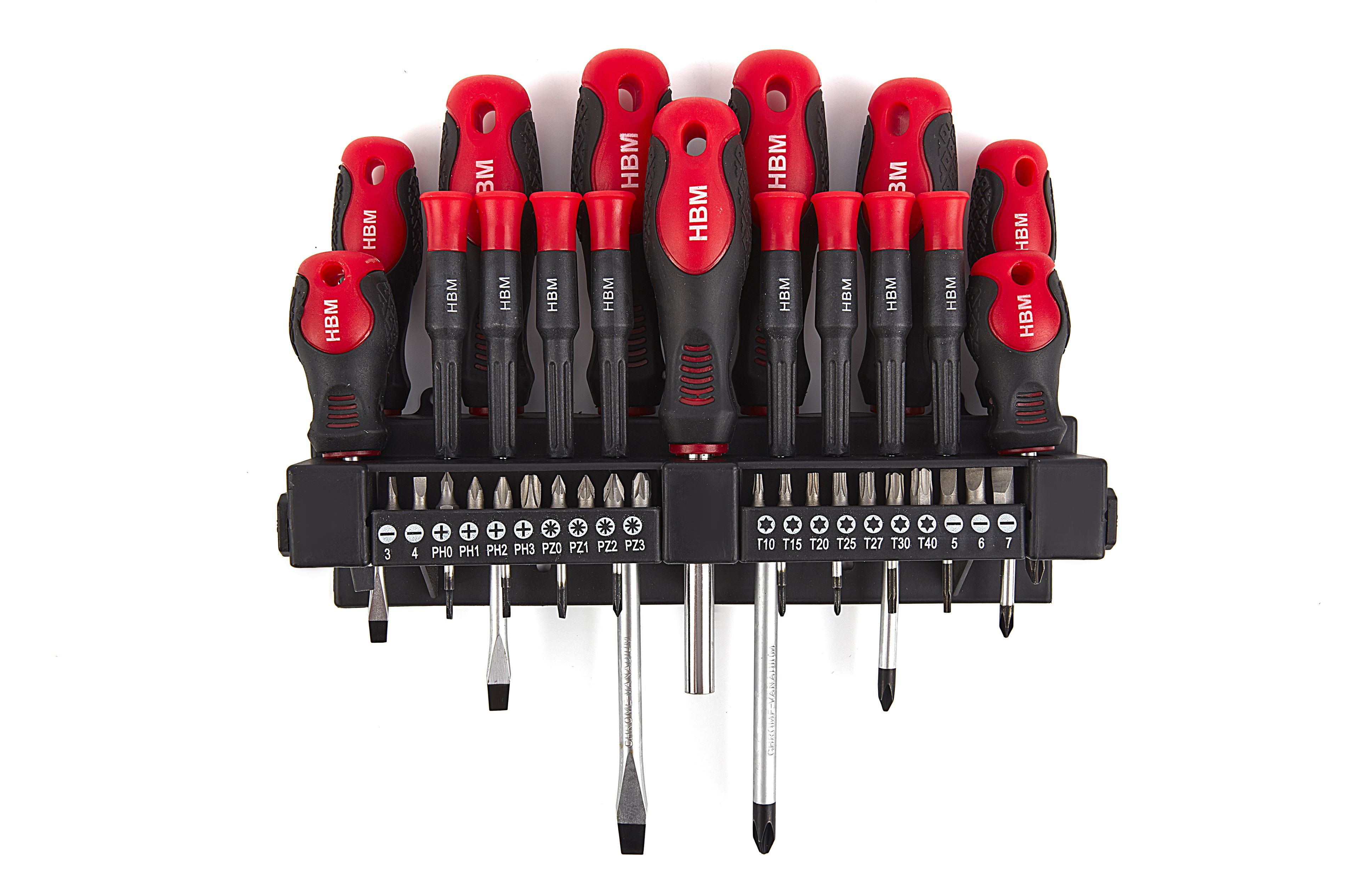 HBM 37-teiliges Profi-Schraubendreher- und Bit-Set