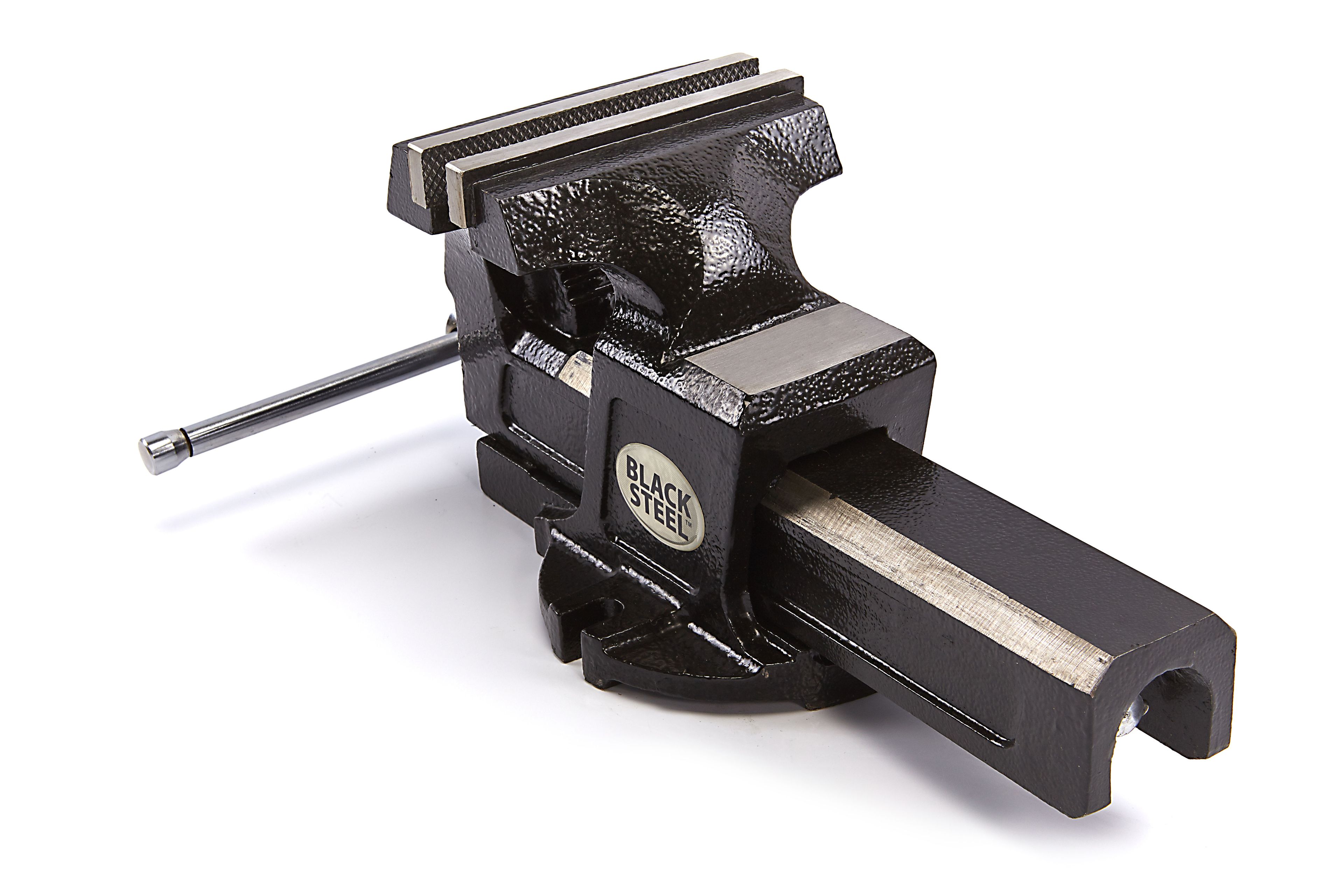 Étaux en acier professionnels en acier noir avec collier de serrage 200 mm Image 3