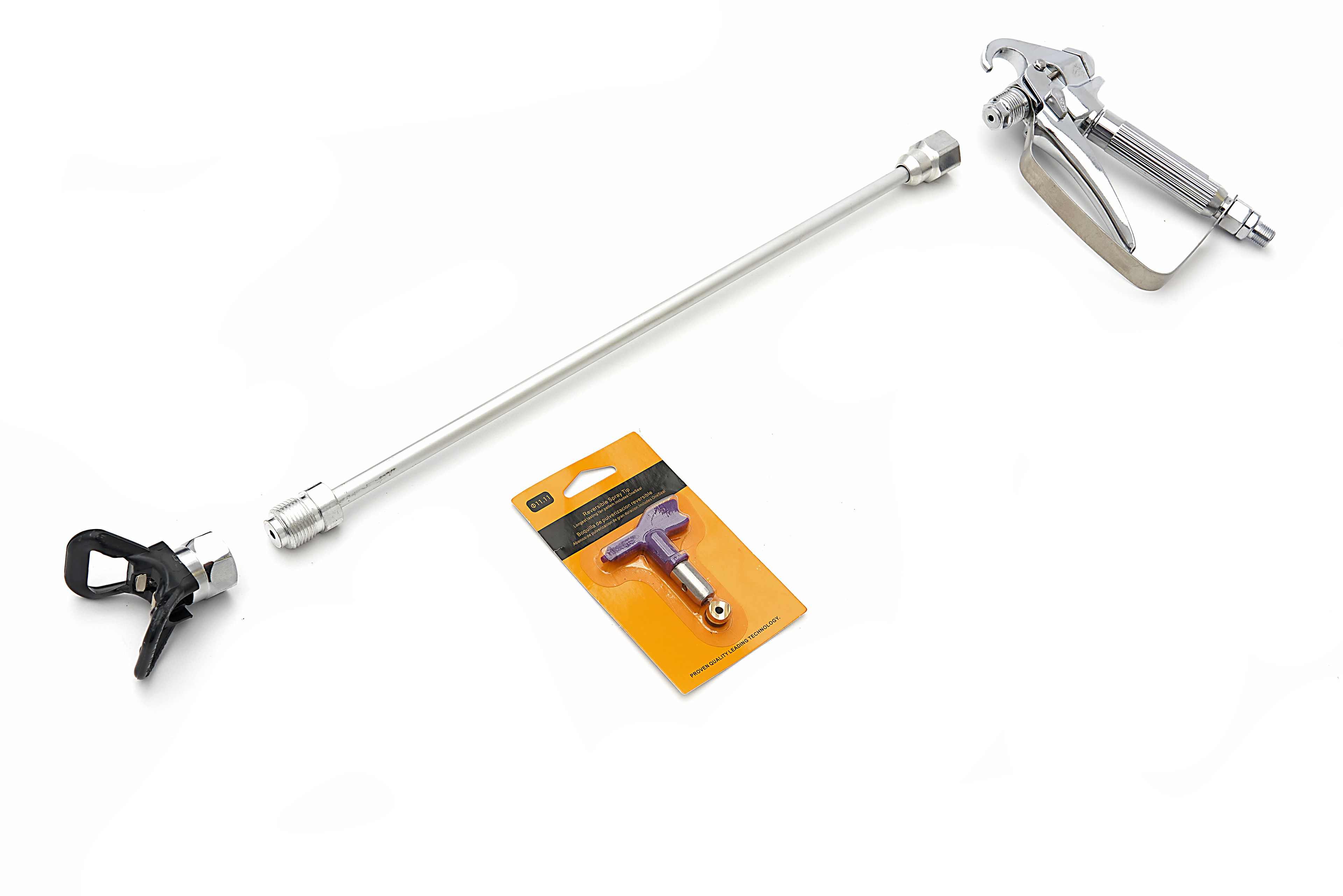 Set 1400 Watt della macchina spruzzatrice HBM Airless a alta pressione per pittura su pareti Image 8