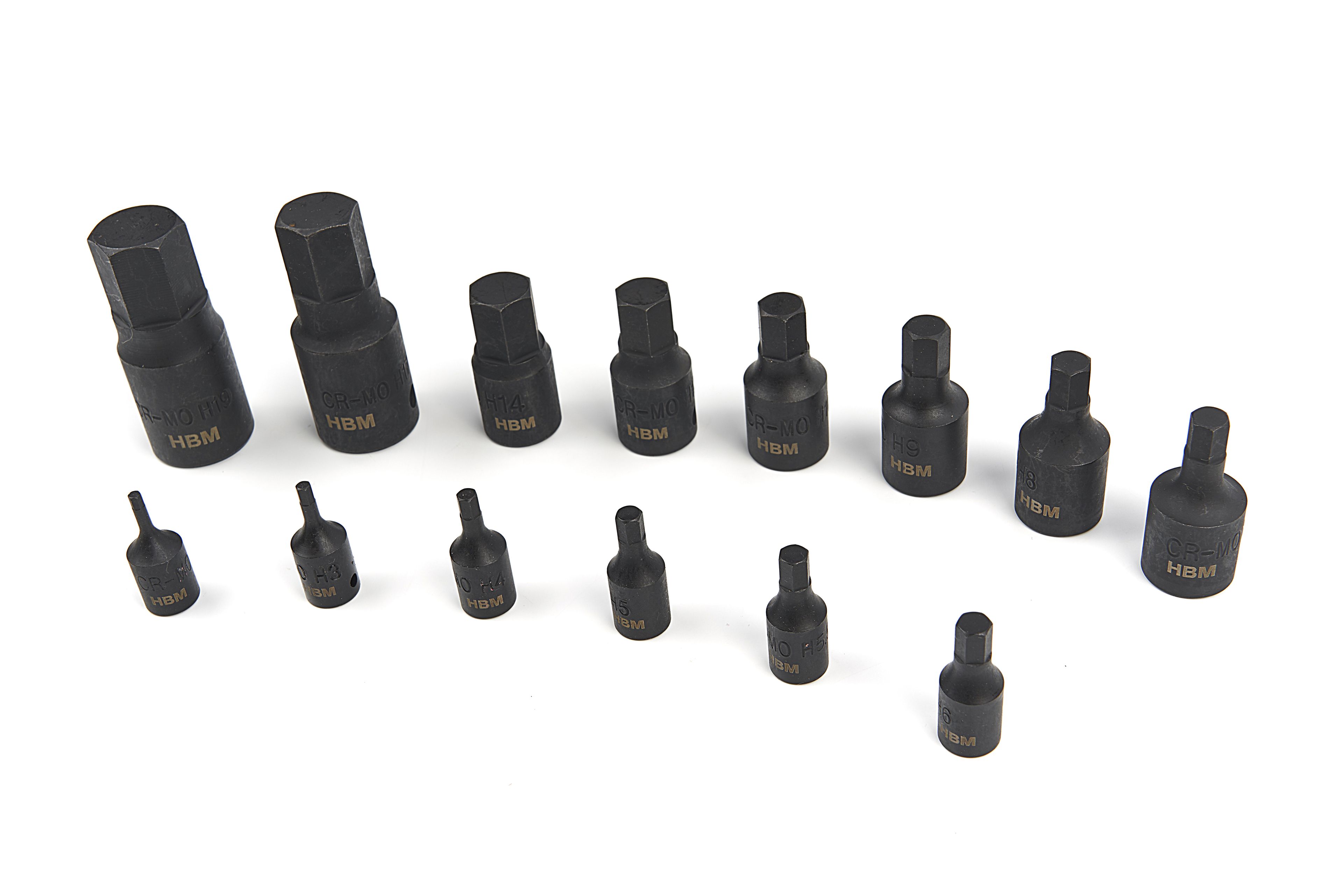 HBM set di bussole esagonali da impatto 14 pezzi Image 5