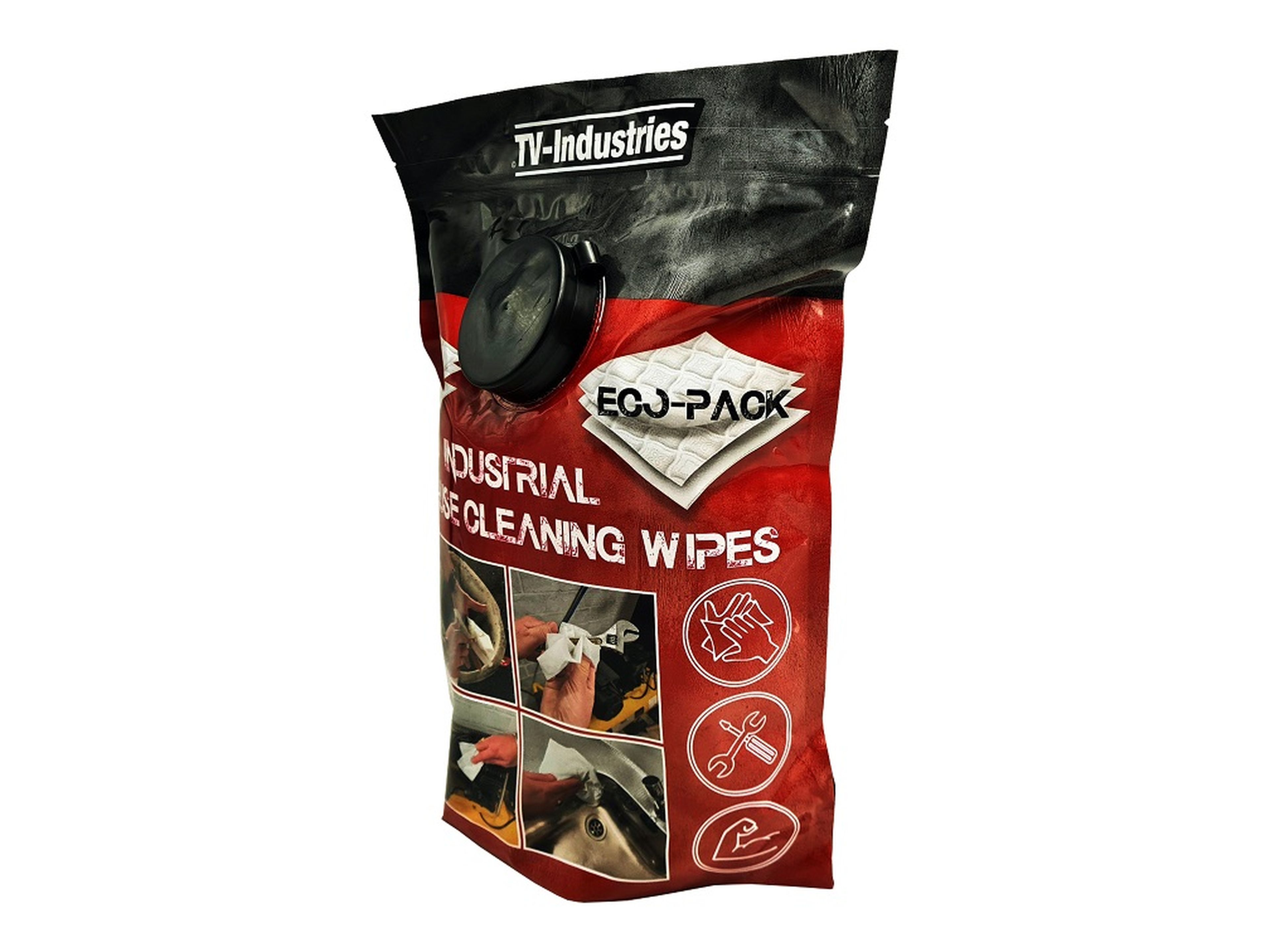 ToolPack Lingettes de nettoyage industrielles en sachet, 250 pièces