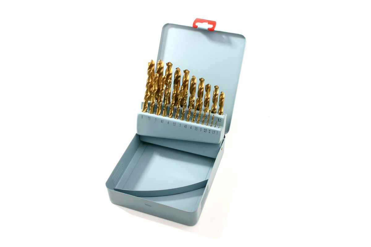 HBM 1-13x0,5mm HSS - Juego de brocas con revestimiento TIN