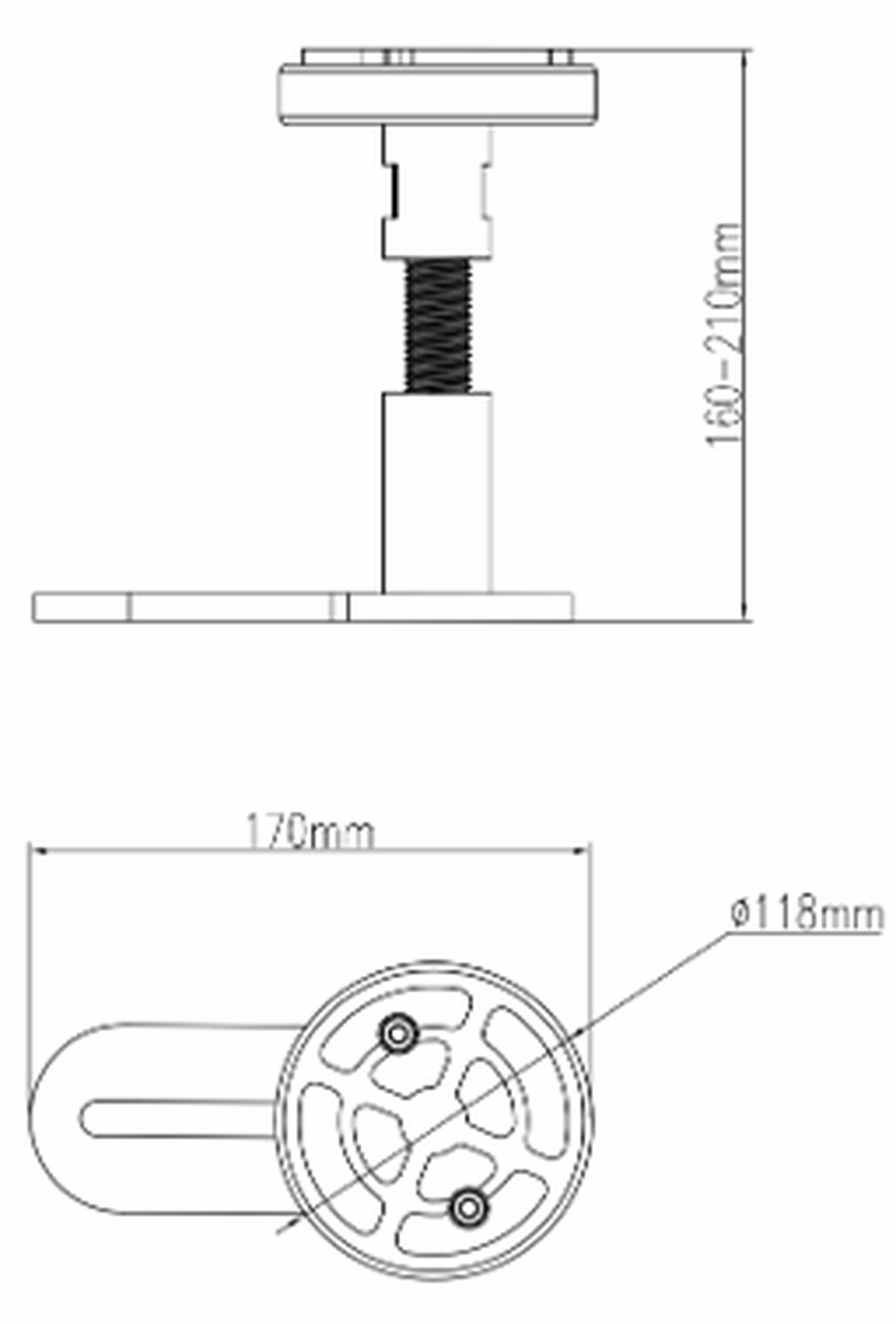 HBM Adaptateur réglable pour table élévatrice EV Image 6