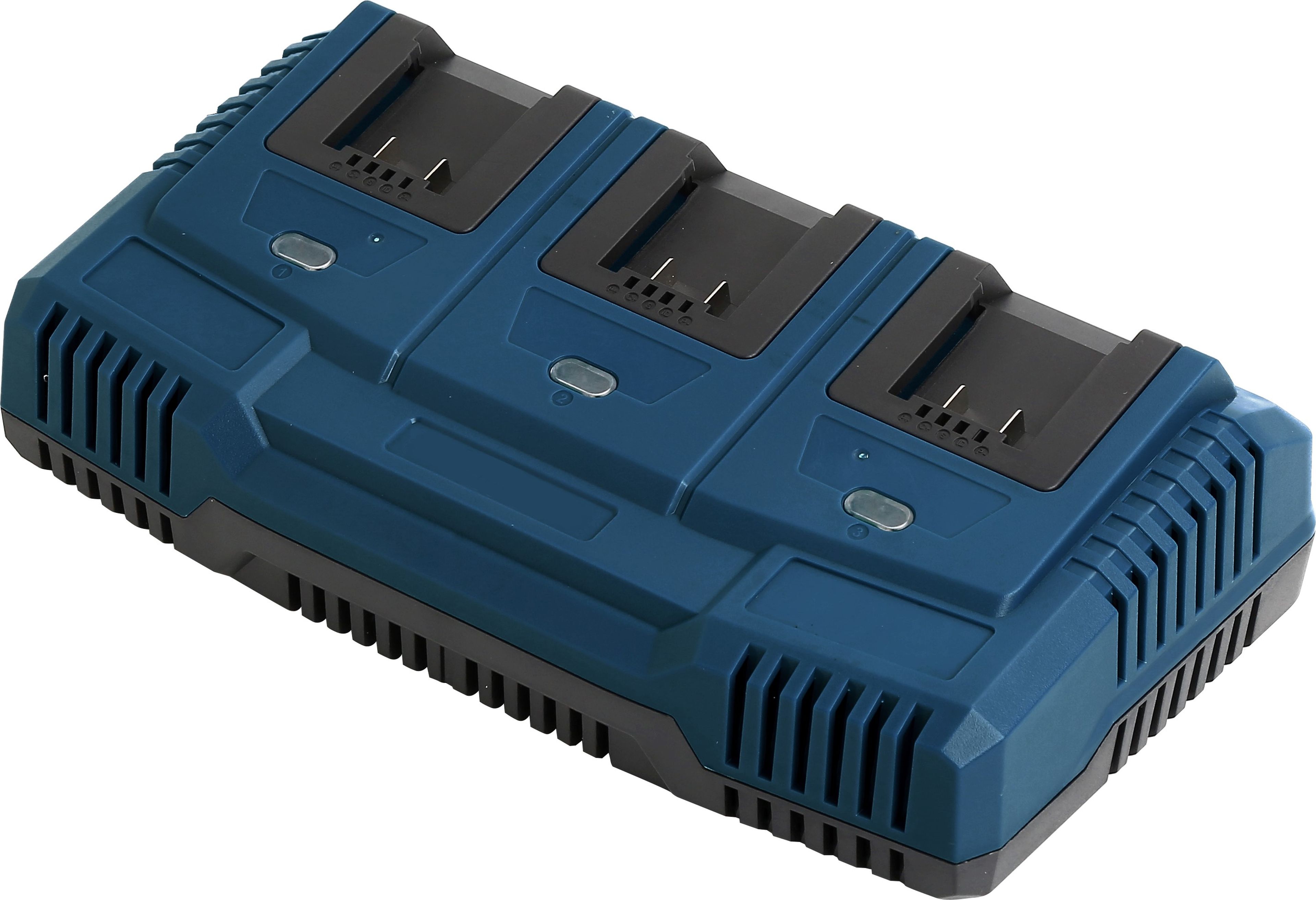 Chargeur de batterie HBM 3-en-1 3 x 20 V 2, 4 et 5 Ah Image 2