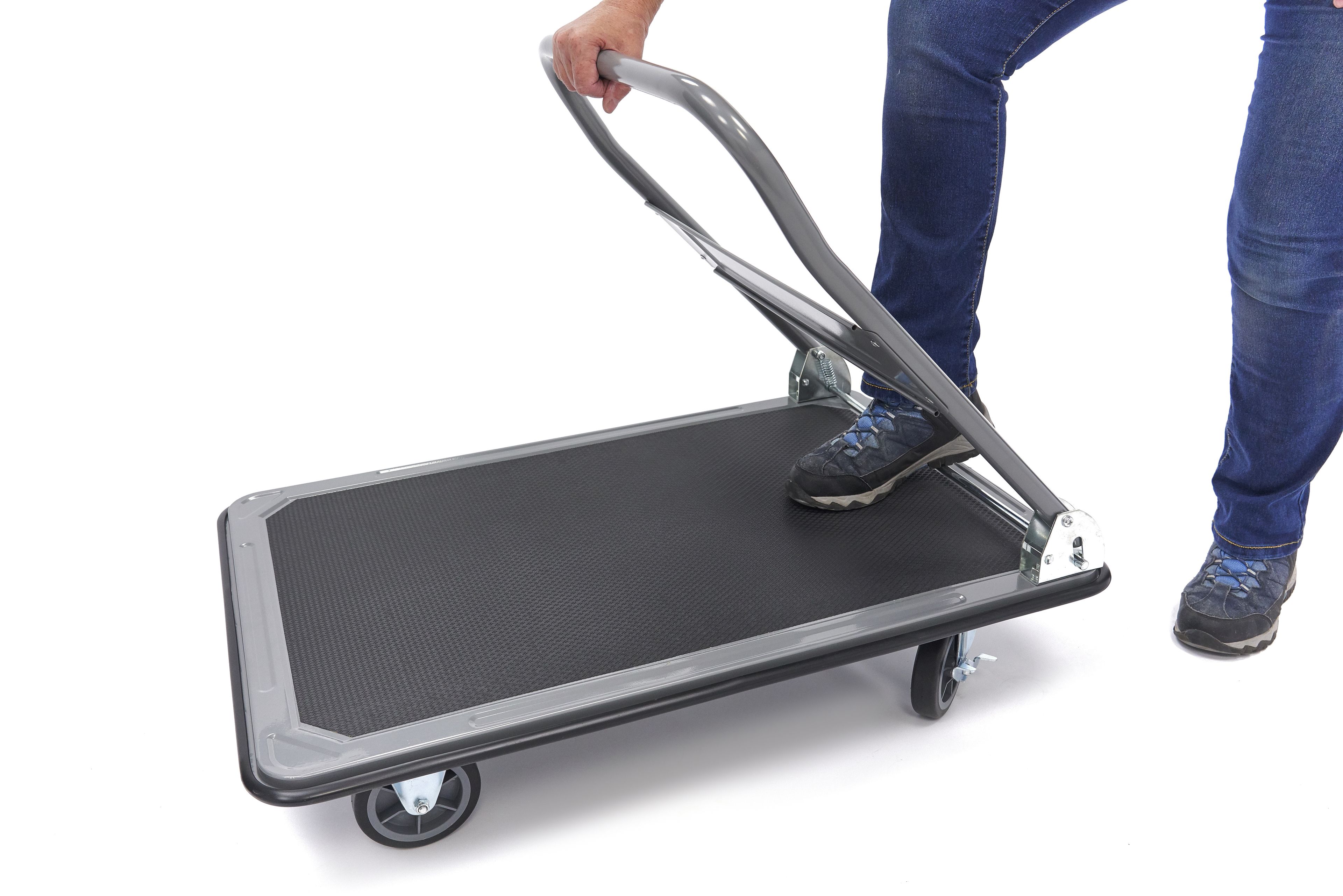 HBM Carrello di trasporto pieghevole da 350 chilogrammi, carrello di trasporto con freno Image 10