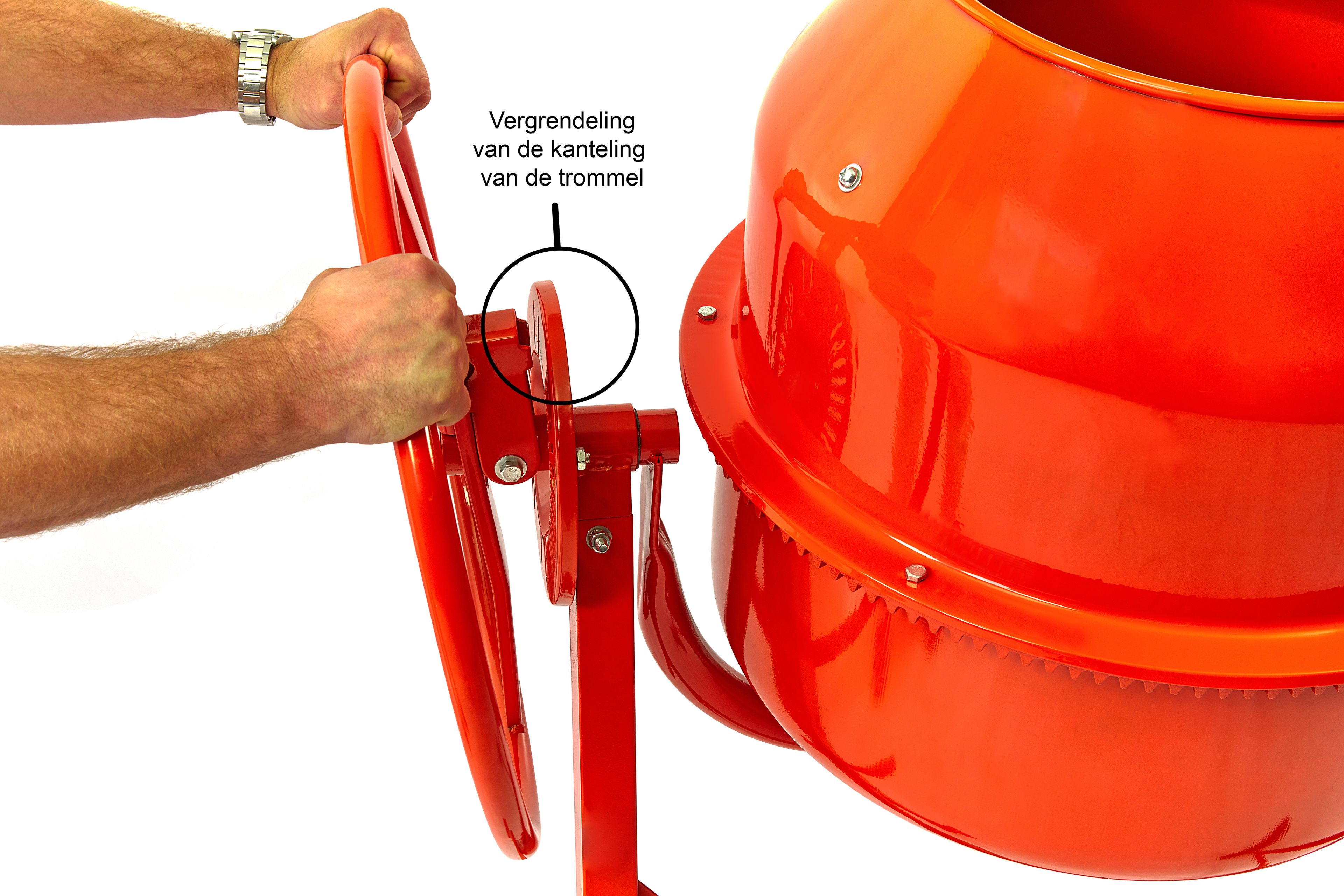 Bétonnière HBM 140 litres, mélangeur de béton Image 7