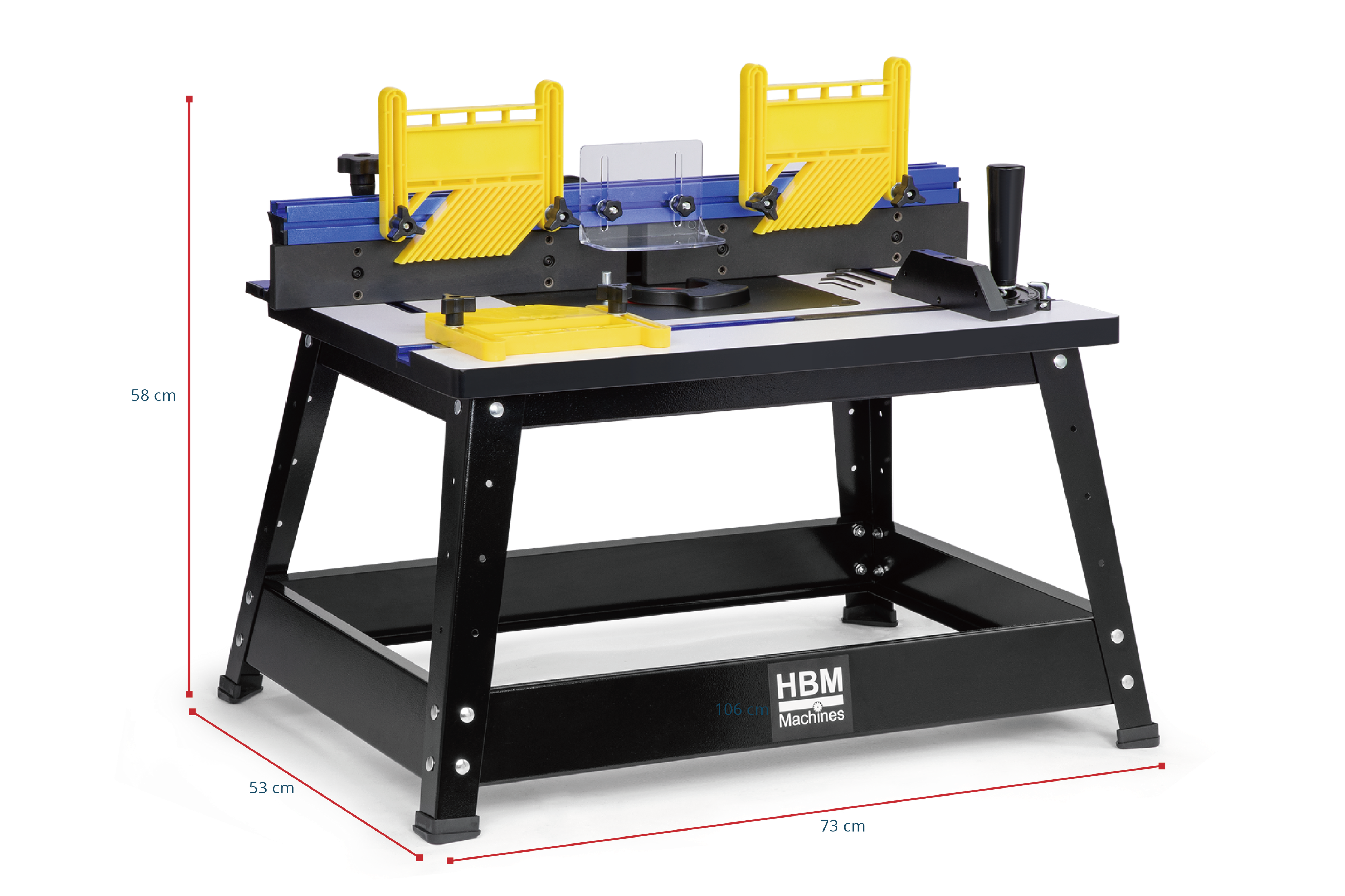 HBM banco per fresatrice 650 x 450 mm Image 3