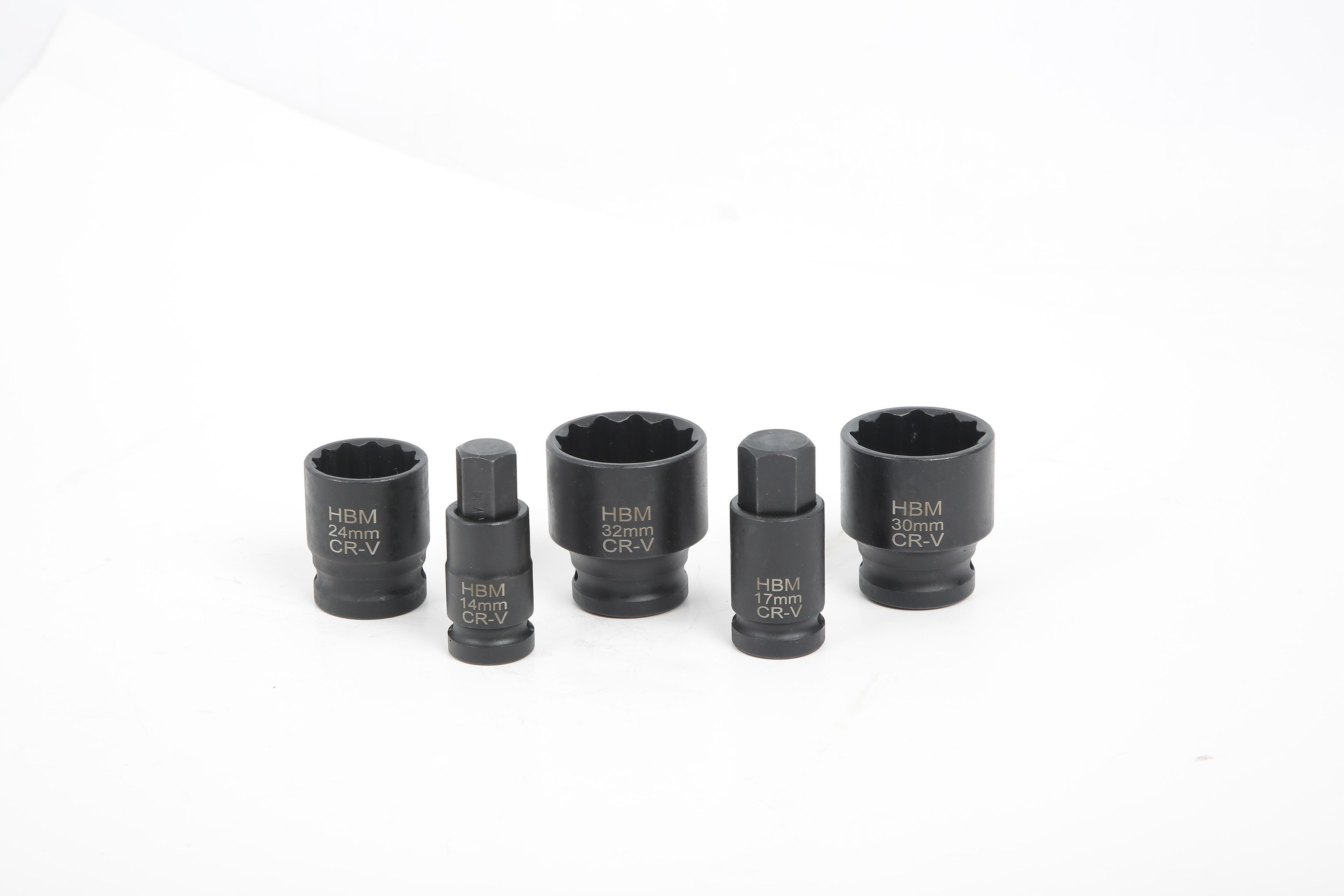 HBM 5 Delige 12 Punts Kracht Aandrijfas Doppenset, Montageset Met 1/2 inch Opname voor VAG Image 3