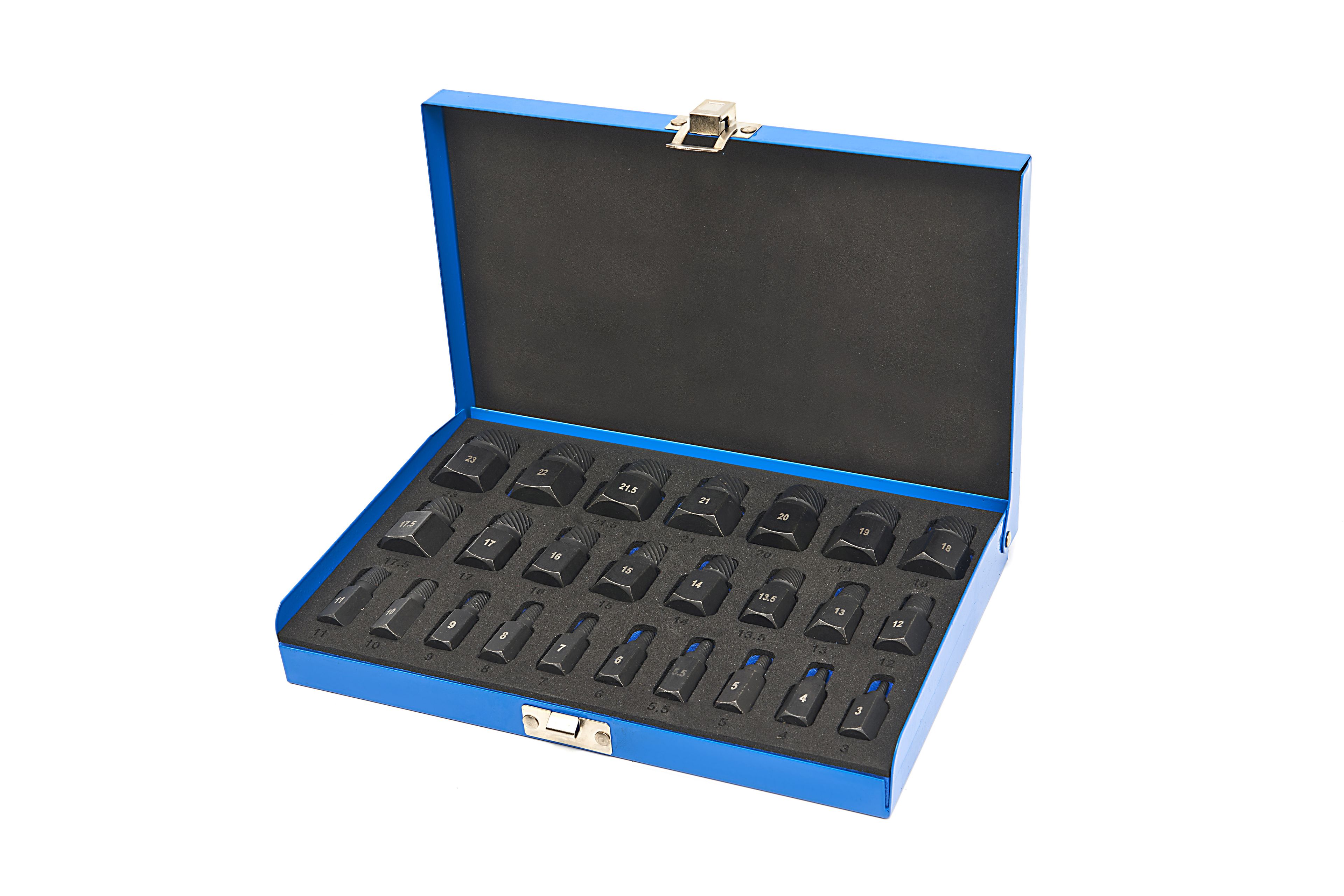 HBM multi-spline schroefextractorset 25-delig