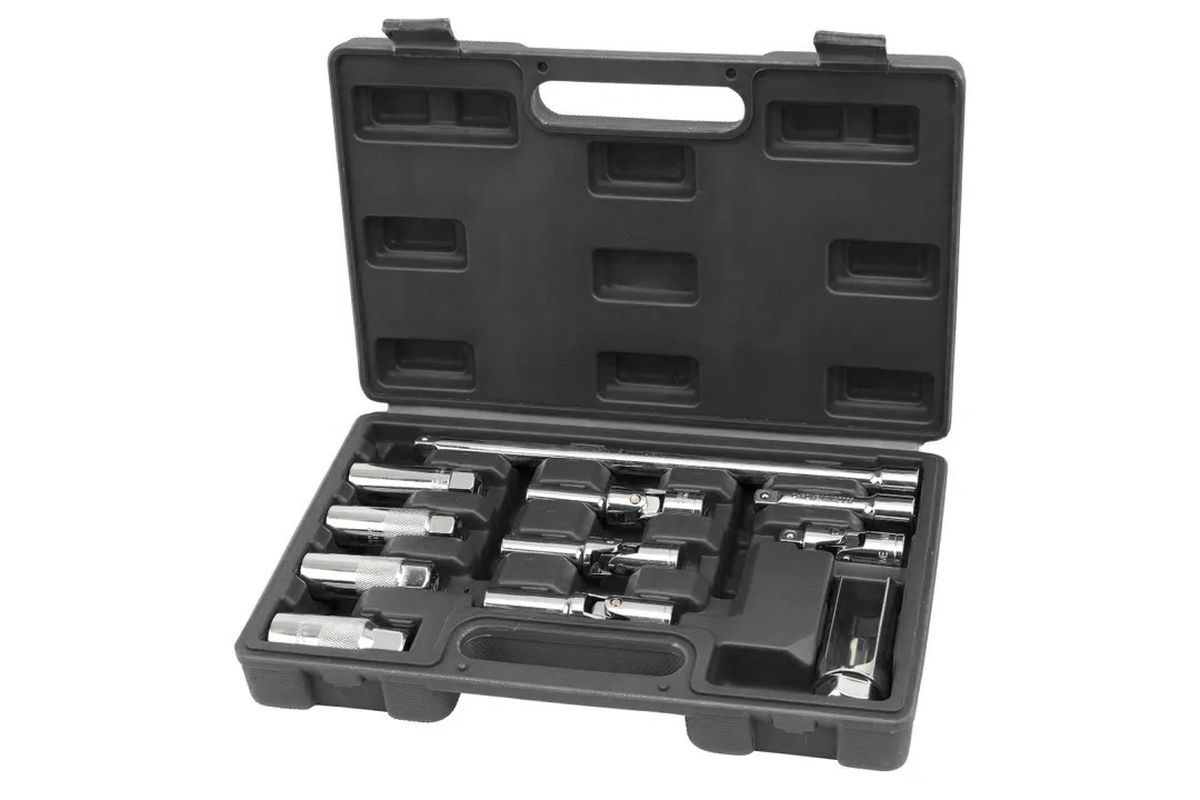 HBM 11-teiliger Zündkerzensteckschlüssel-Satz mit 3/8inch-Ausschnitt