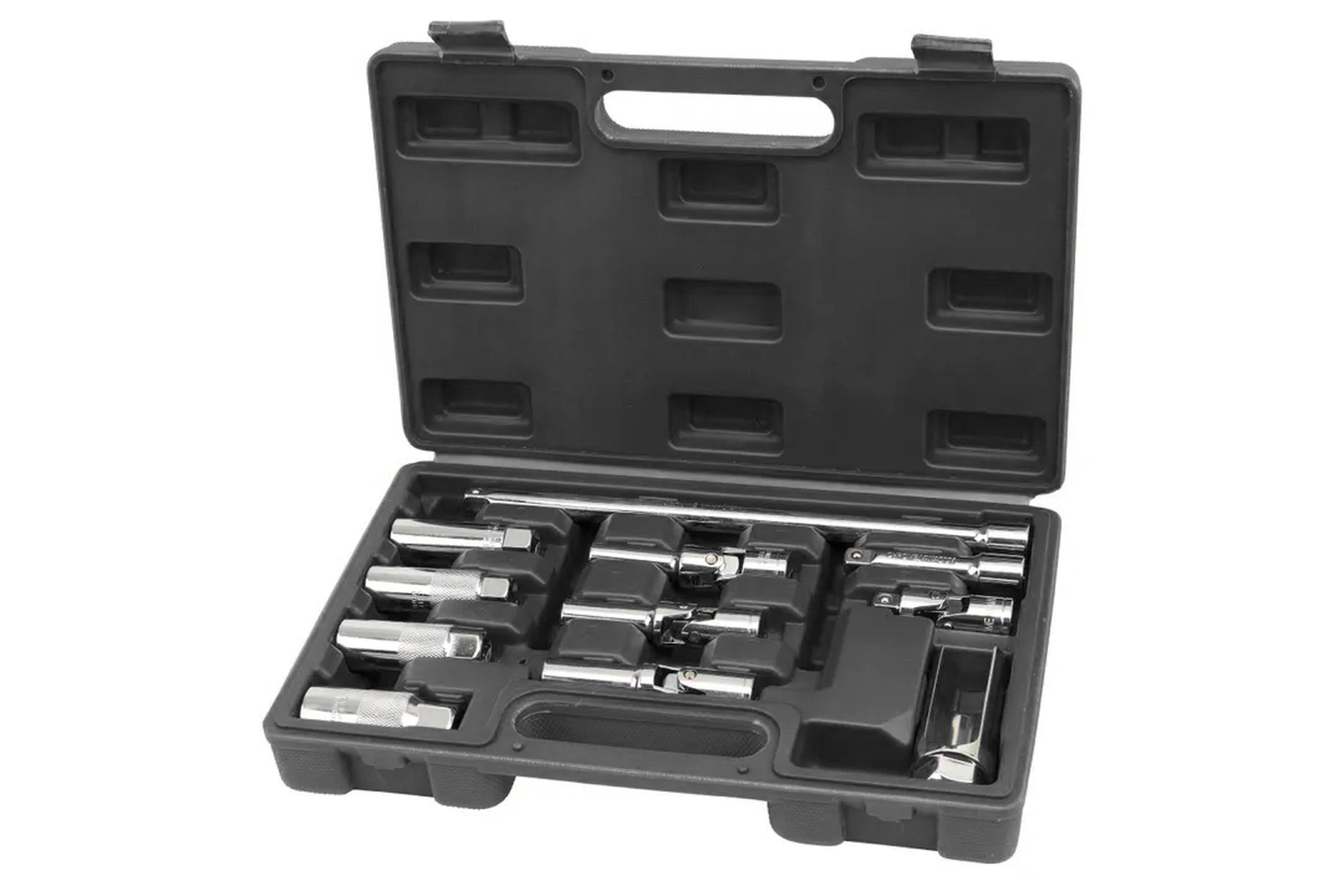 HBM Jeu de douilles de bougies 11 pièces avec découpe 3/8 inch