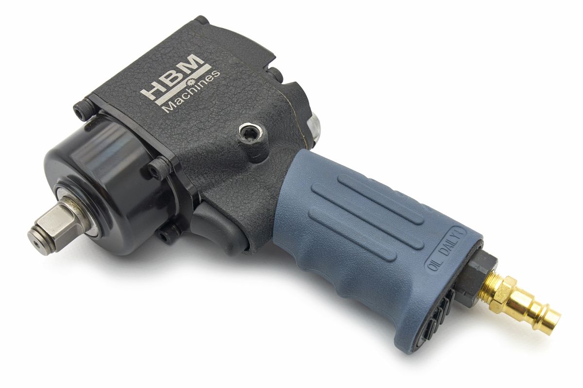 HBM Llave de Impacto Neumática 680 Nm, 1/2 pulgada