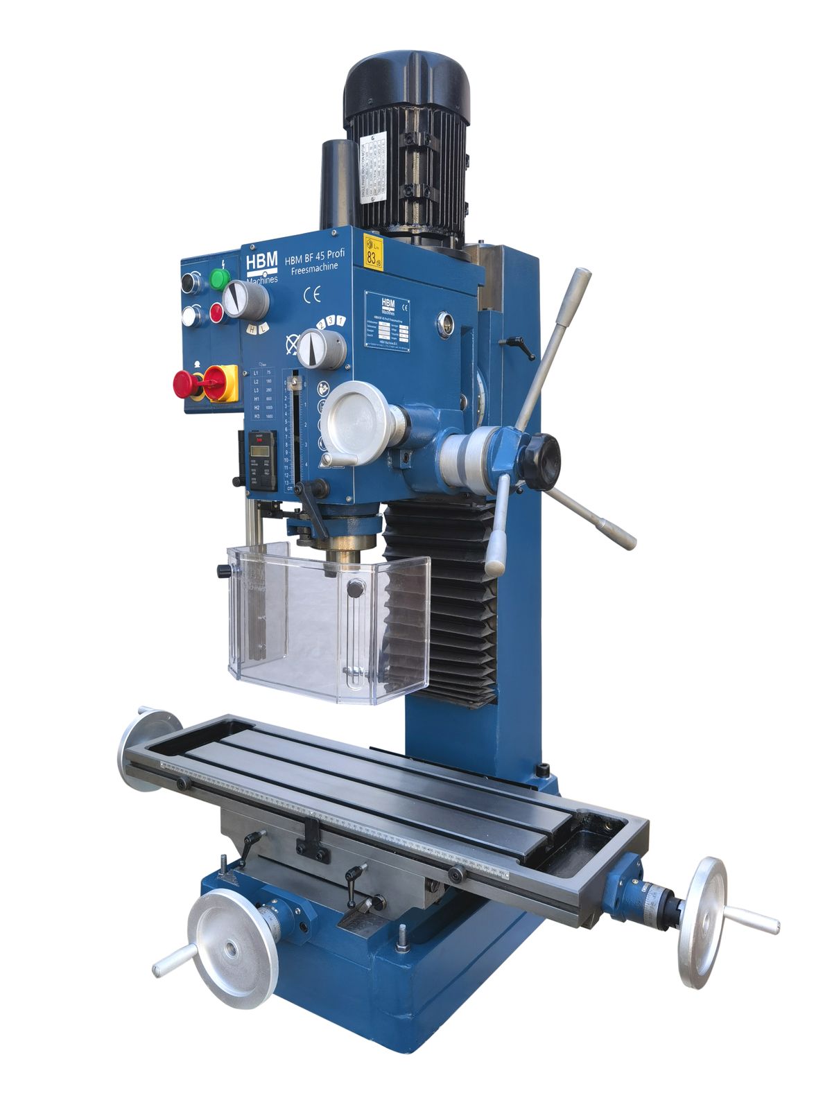 HBM fresadora BF 45 de HBM 230 voltios