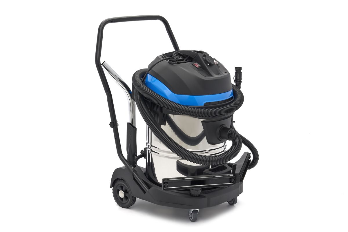 Aspirador de construcción profesional HBM de 60 litros y 2400 W con 2 motores