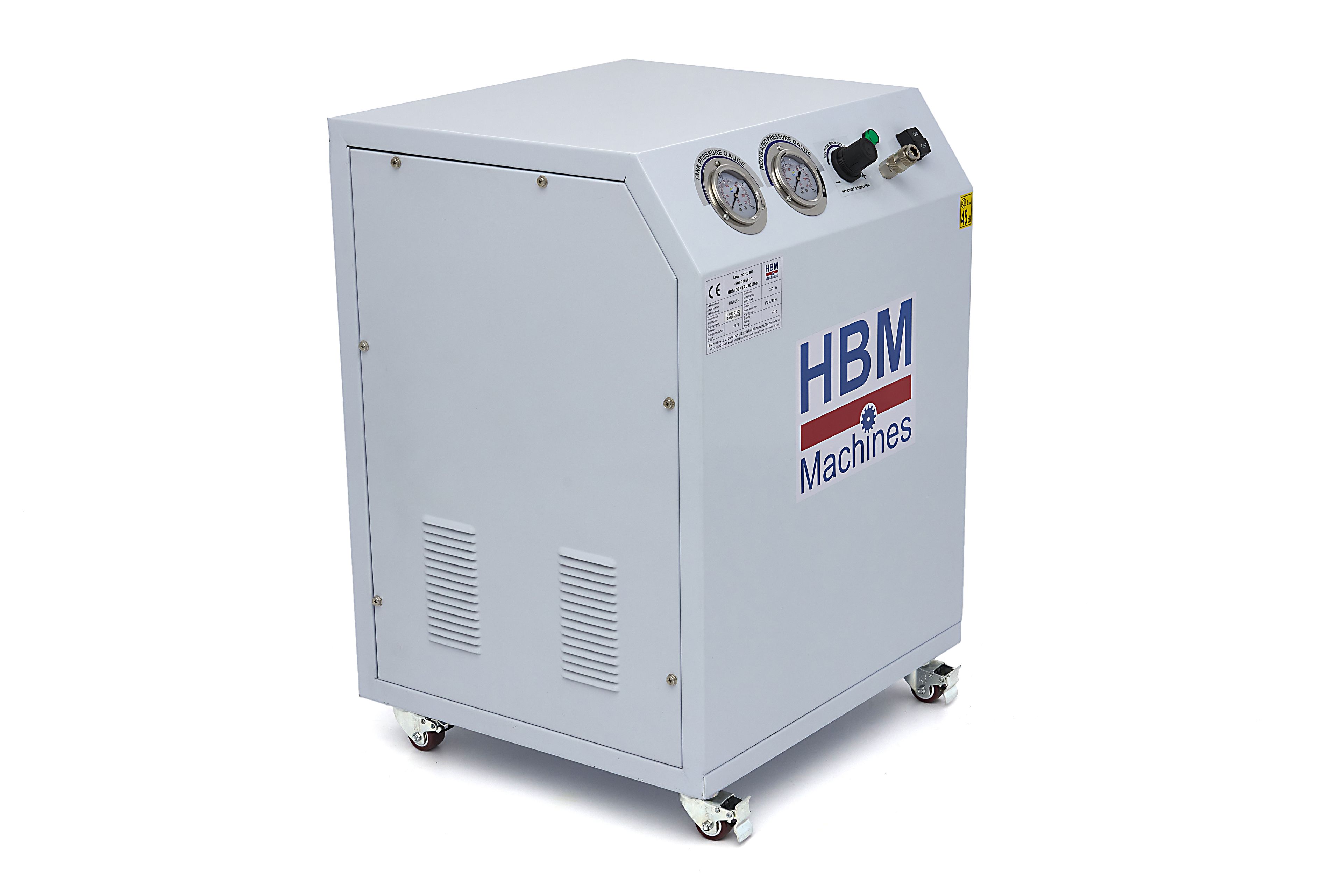 HBM low noise compressor 750 Watt 30 liter model 2 Image 5