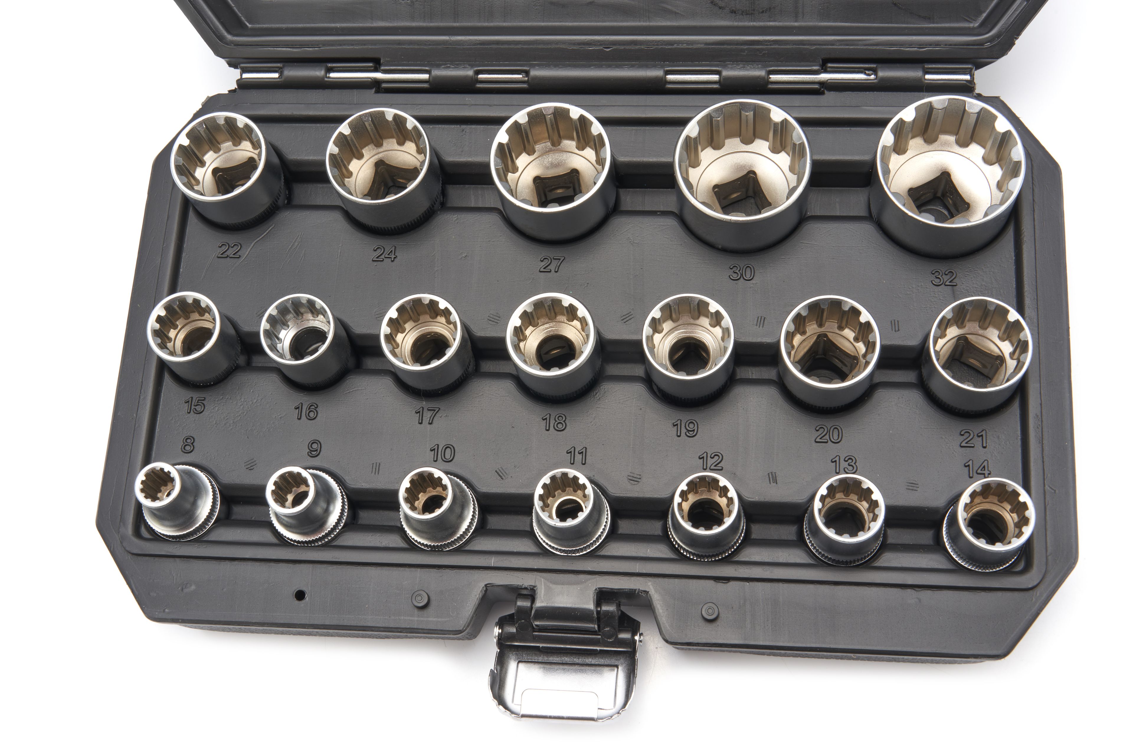 HBM set di bussole Multilock da 1/2 pollice da 8 a 32 mm, 19 pezzi Image 2