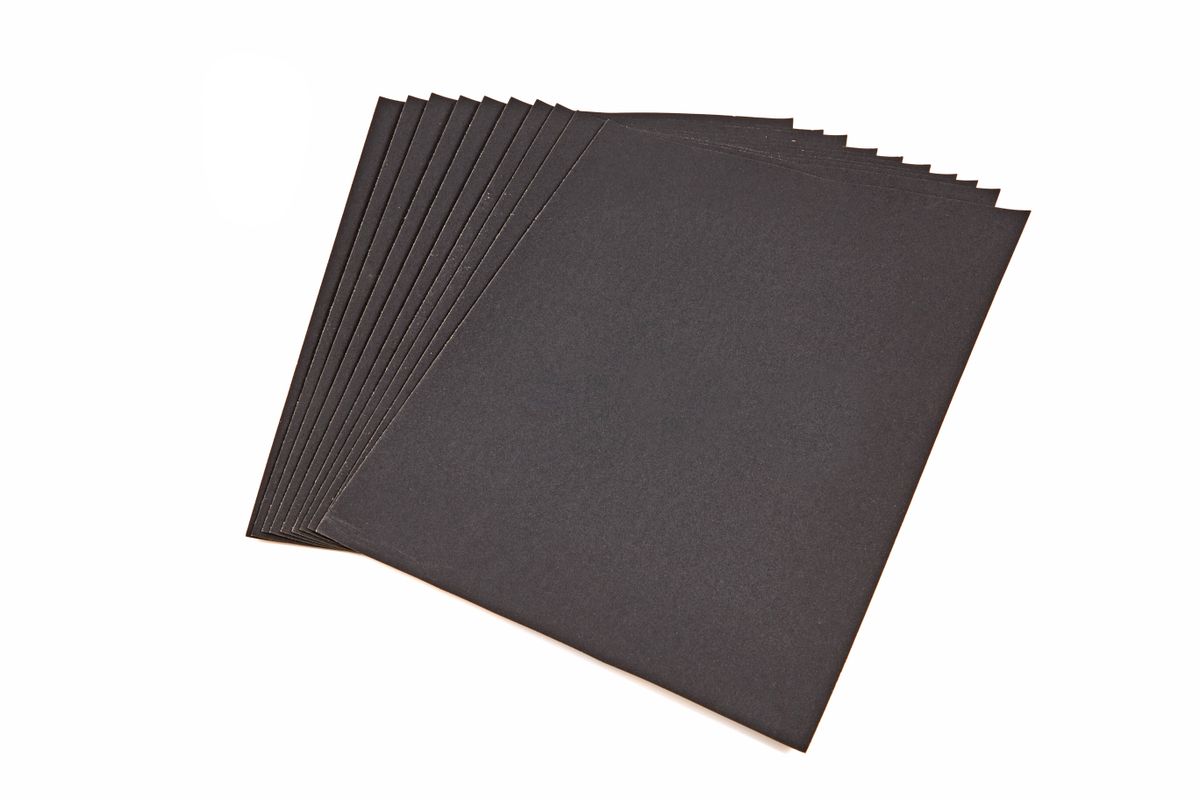 Paquete de 10 piezas de papel de lija impermeable HBM