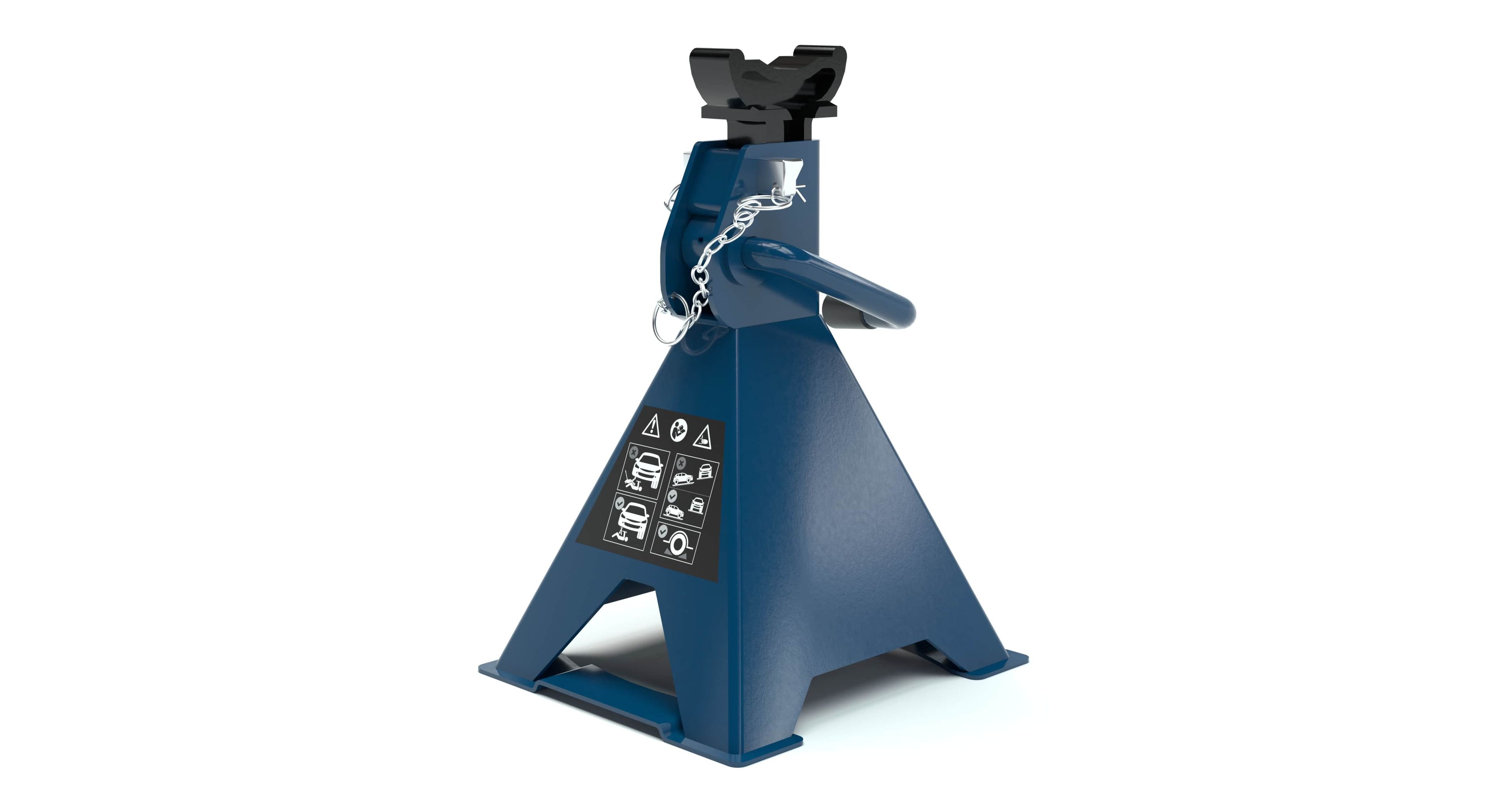 HBM Cavalletti 2 tonnellate Double Lock, set da 2 Image 4