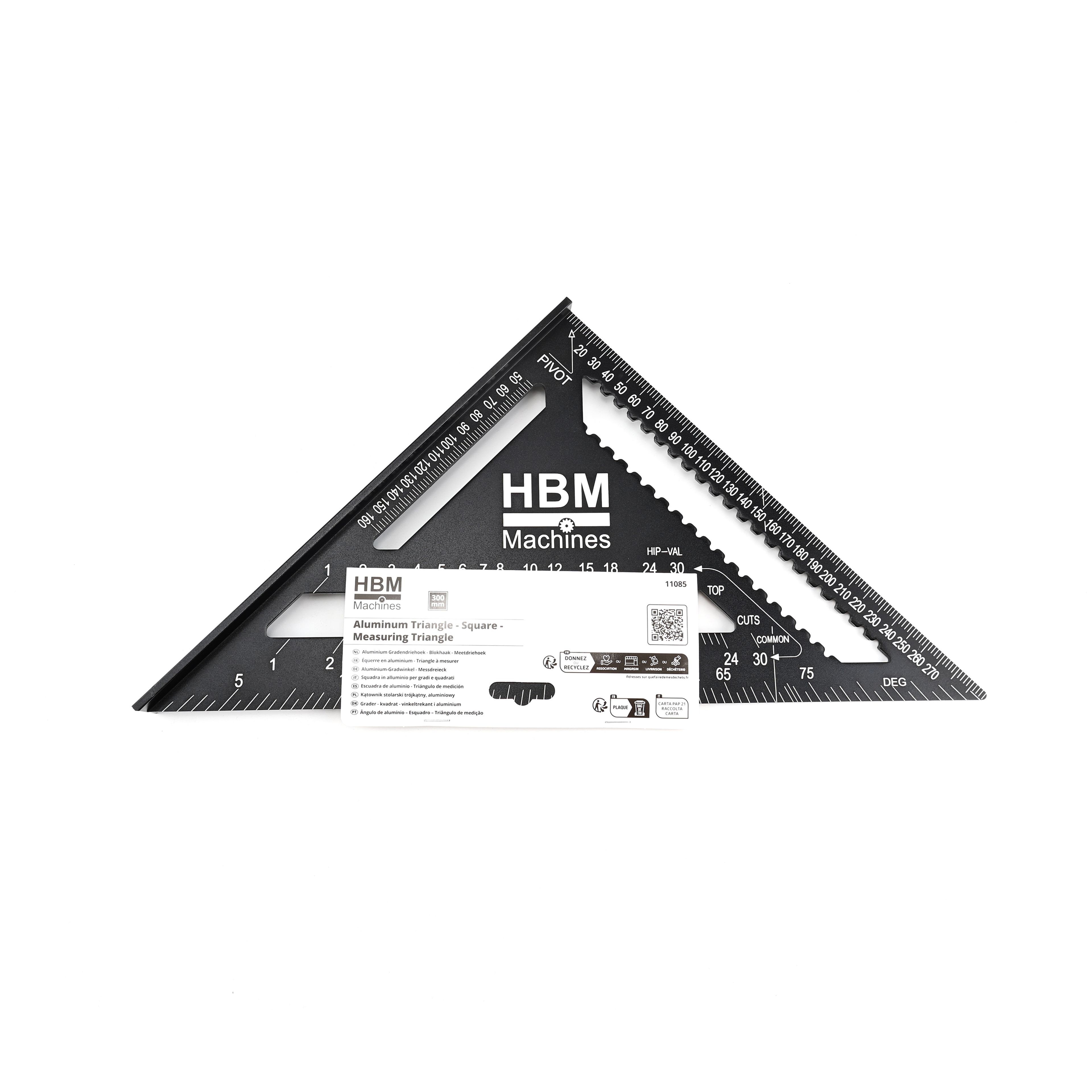 Triangle en aluminium de 305 mm de HBM - Equerre de mesure Image 3