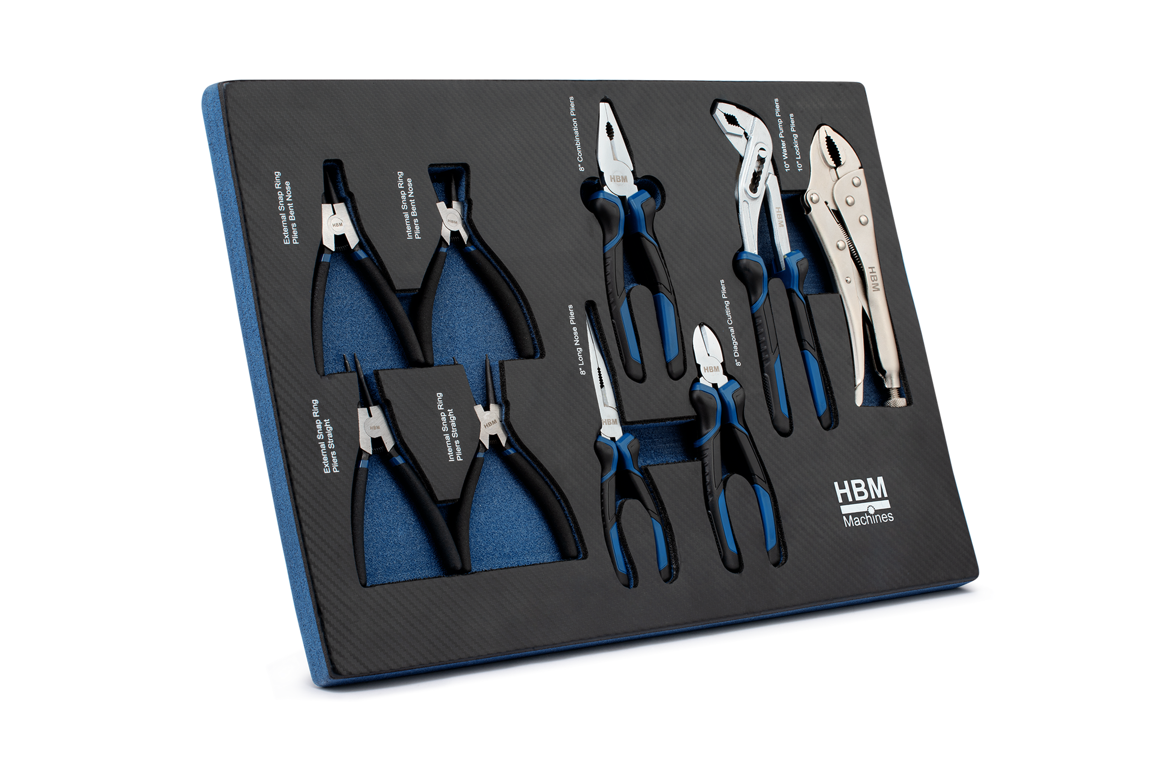 HBM inlays met gereedschapset 154-delig, voor gereedschapswagen, blauw Image 14