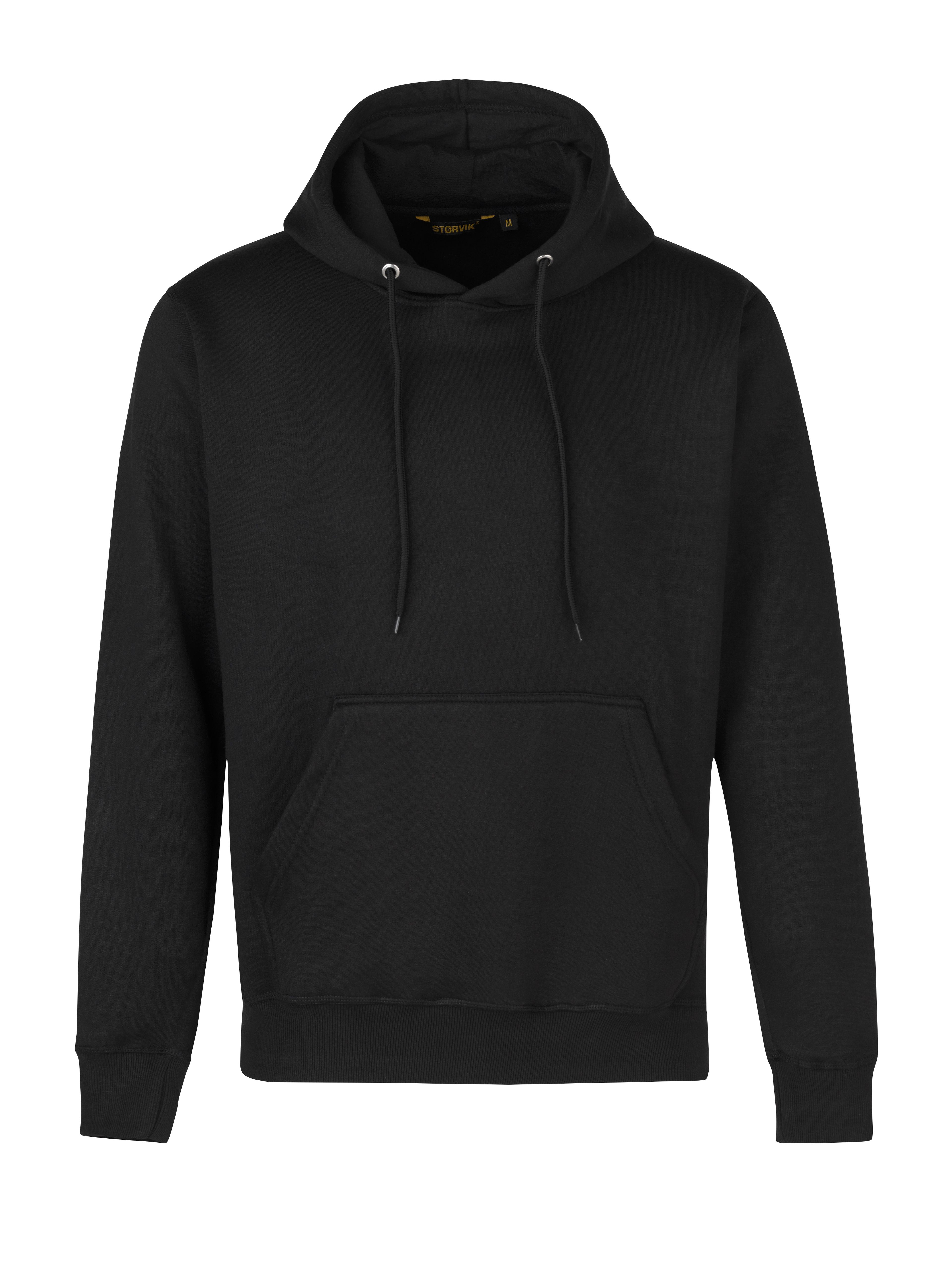 Storvik Hedmark werksweater hoodie zwart