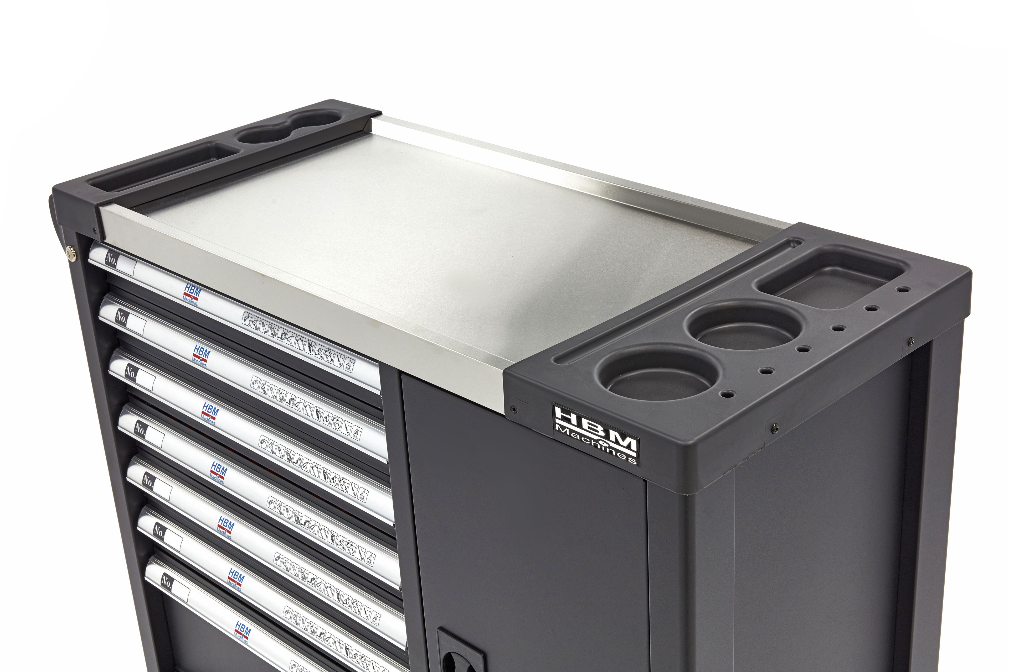 HBM XL Premium Gevulde Gereedschapswagen met Deur - 274 Delig Image 21