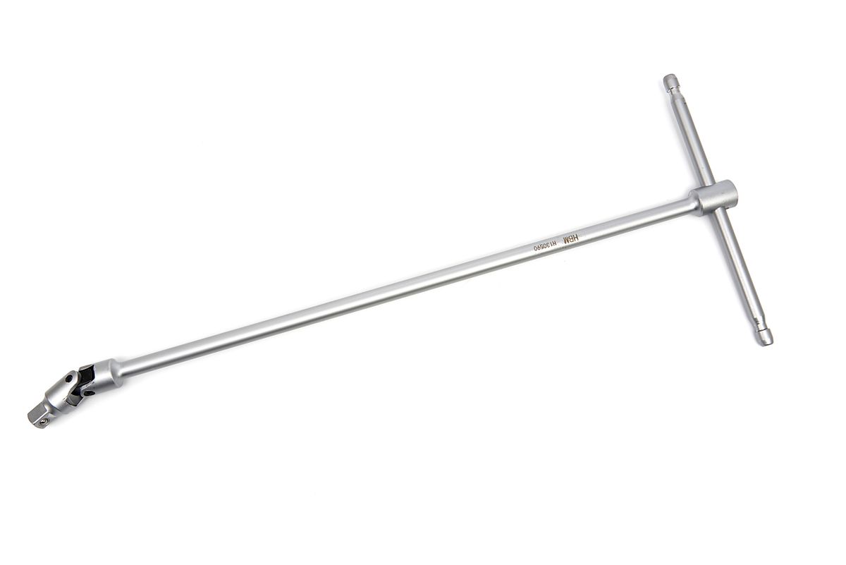 Llaves T de HBM Extra Largas con Articulación Cardán de 400 mm con Toma