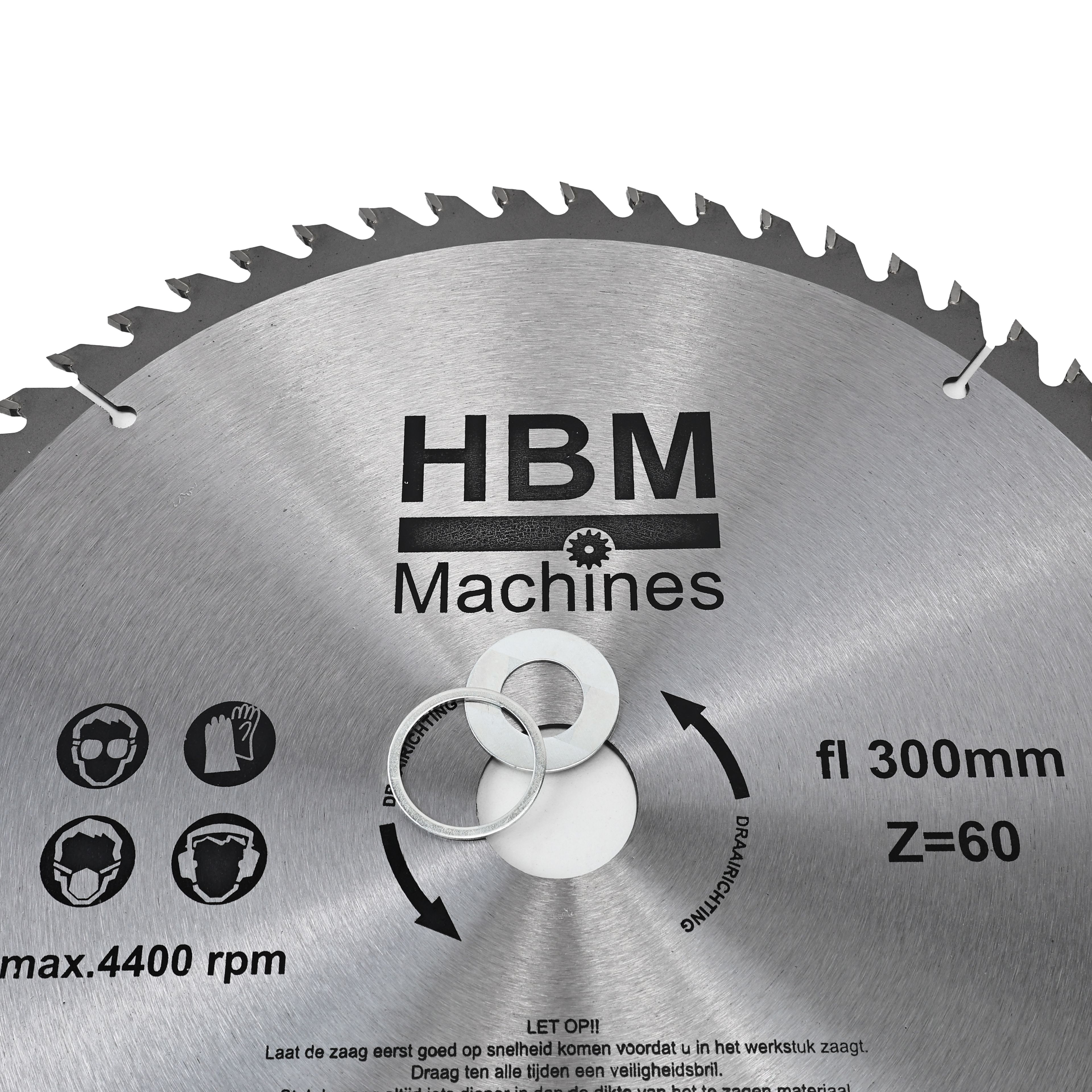 HBM 300 mm HM Kreissägeblätter 60 Zähne Image 2
