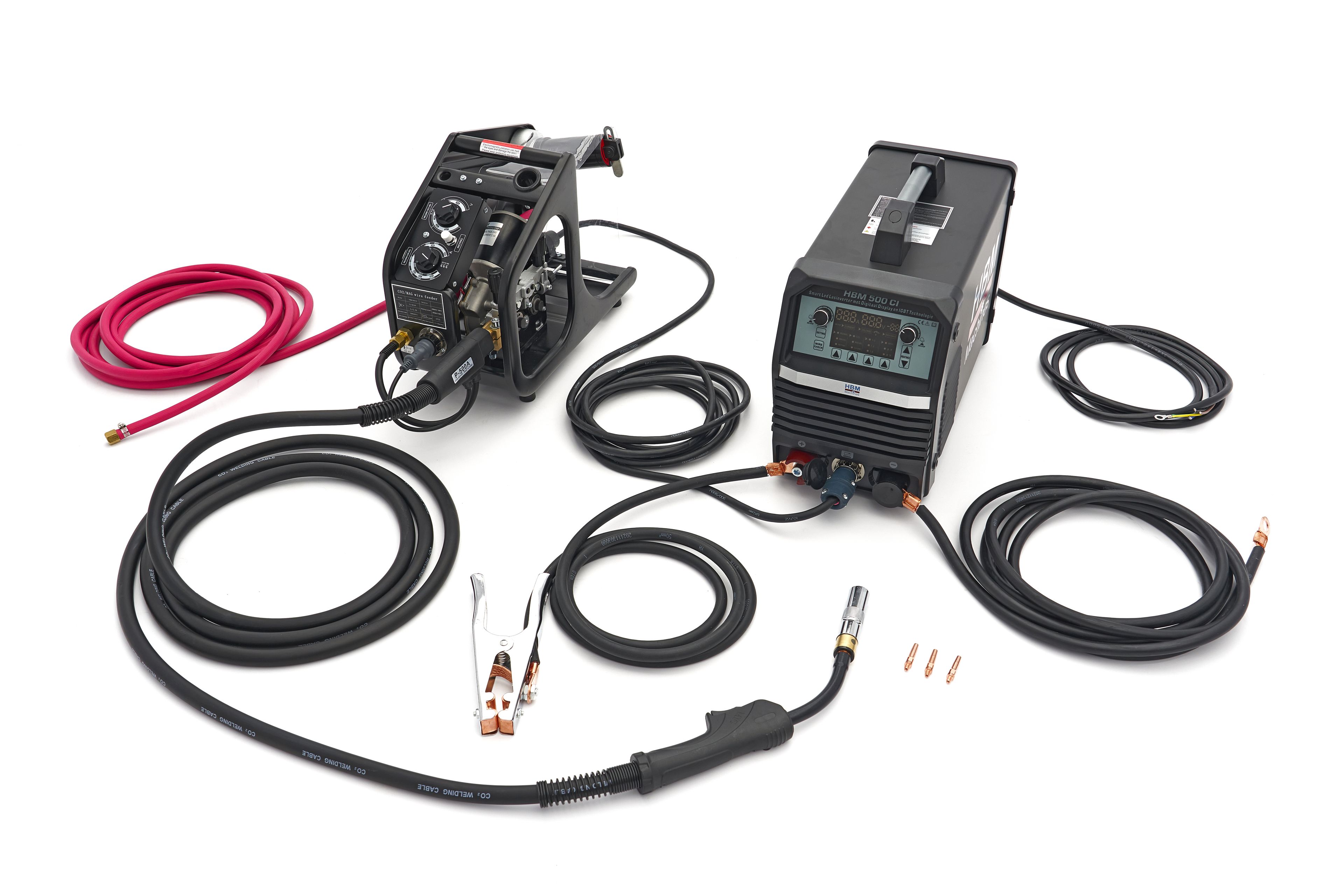 HBM 500 CI Smart Led Inverter per Saldatura con Display Digitale e Tecnologia IGBT 400 volt – Nero Image 2